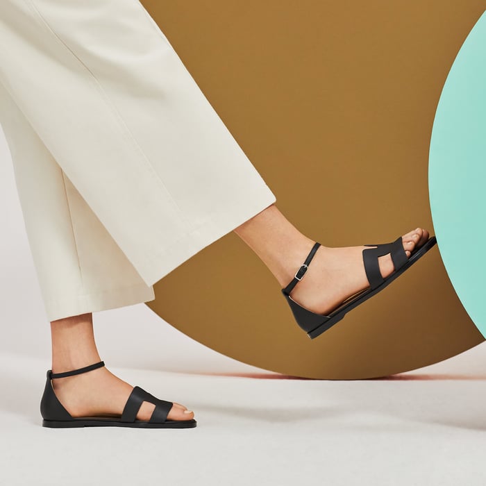 Noir Santorini Sandal
