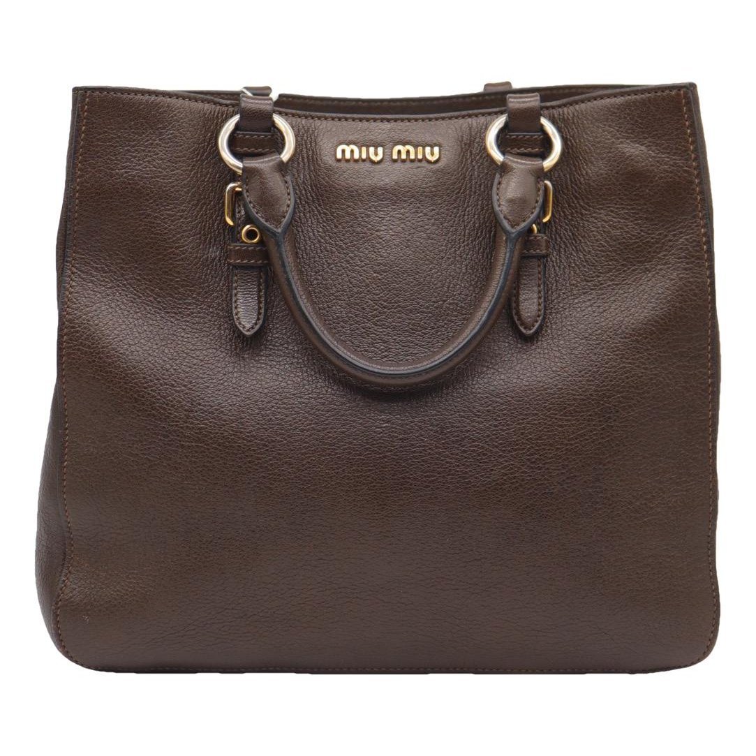 Leather tote