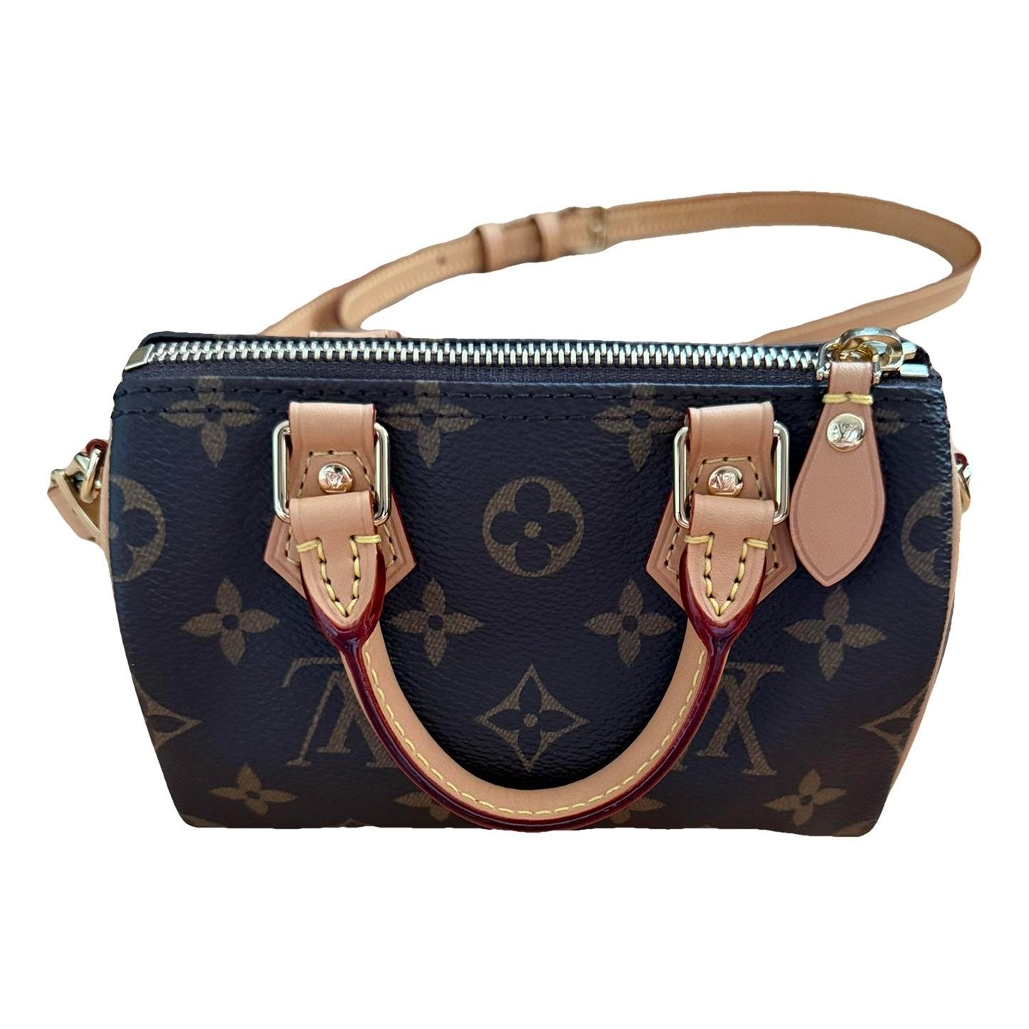 Nano Speedy / Mini HL leather handbag
