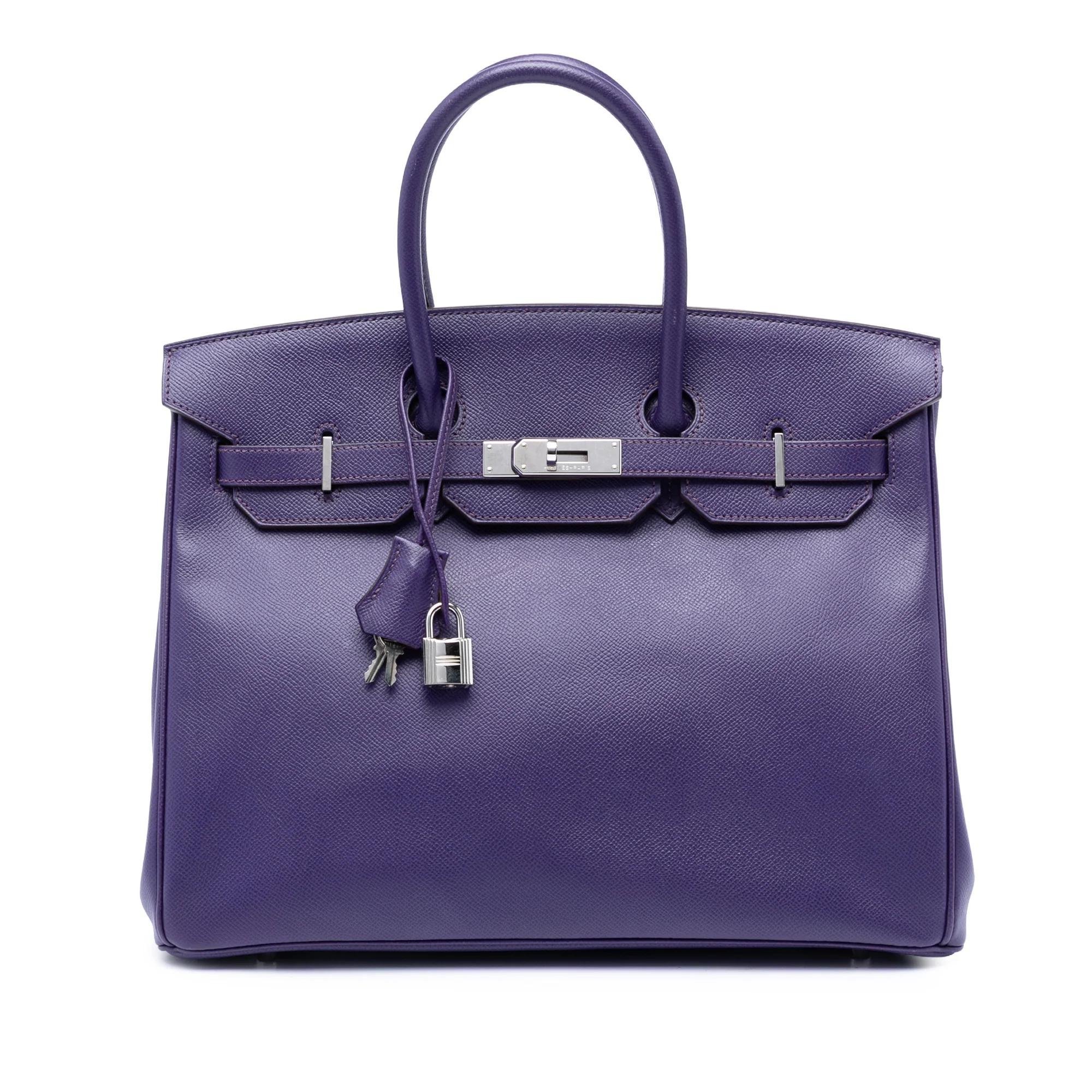 Birkin Shoulder pony-style calfskin handbag