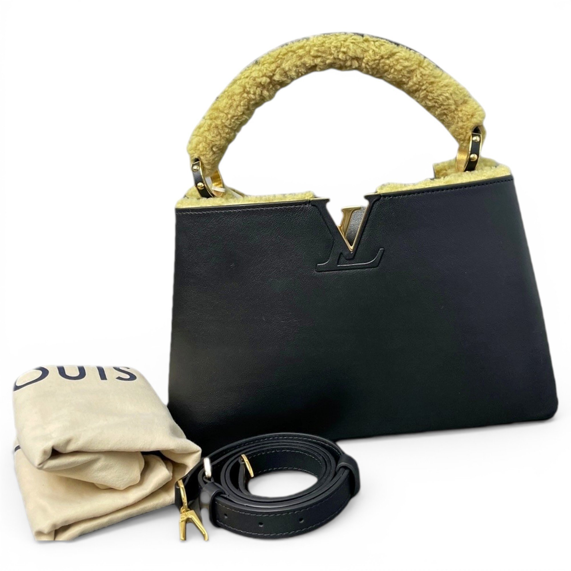 Capucines leather handbag