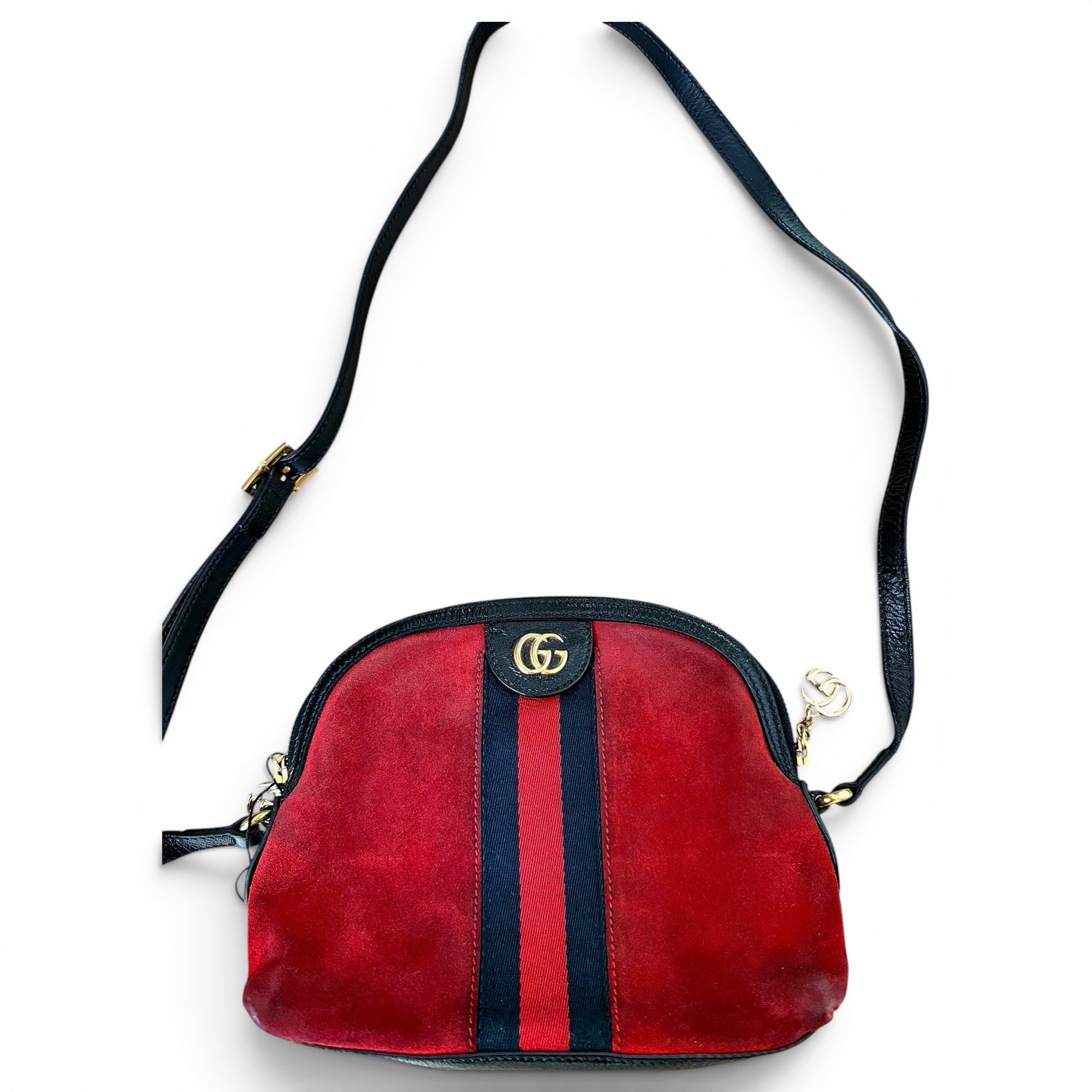 Ophidia Dome velvet handbag