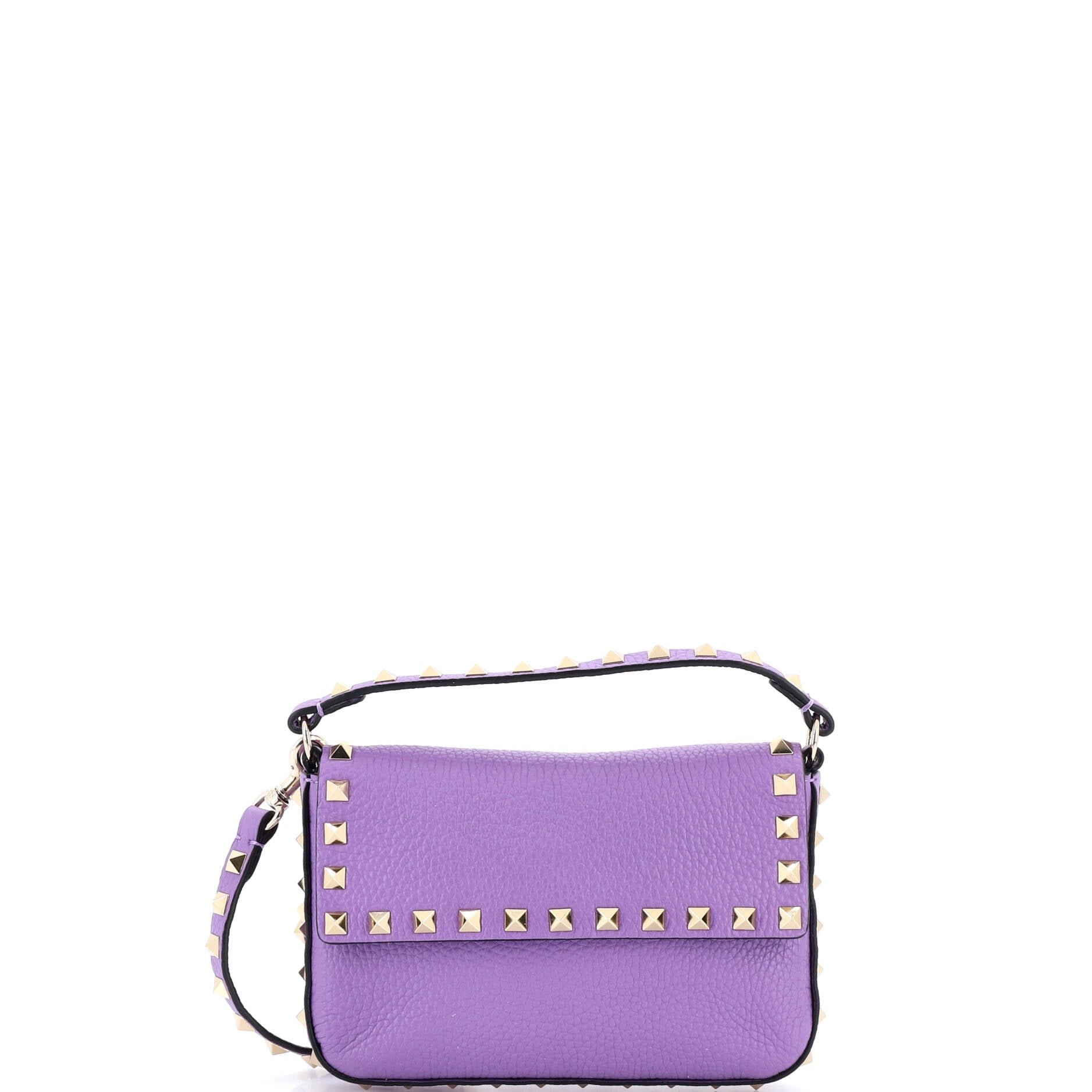 Valentino Garavani Rockstud Top Handle Crossbody Pouch Leather Mini