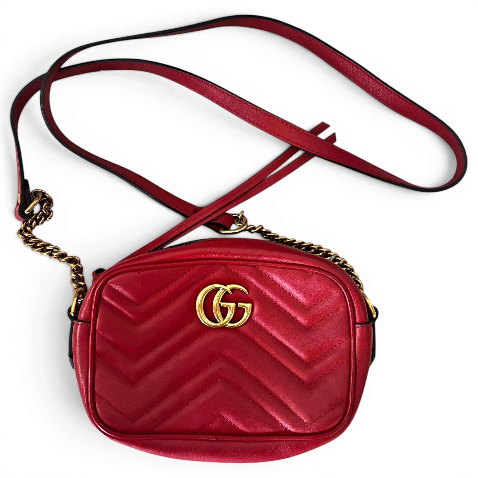GG Marmont leather crossbody bag
