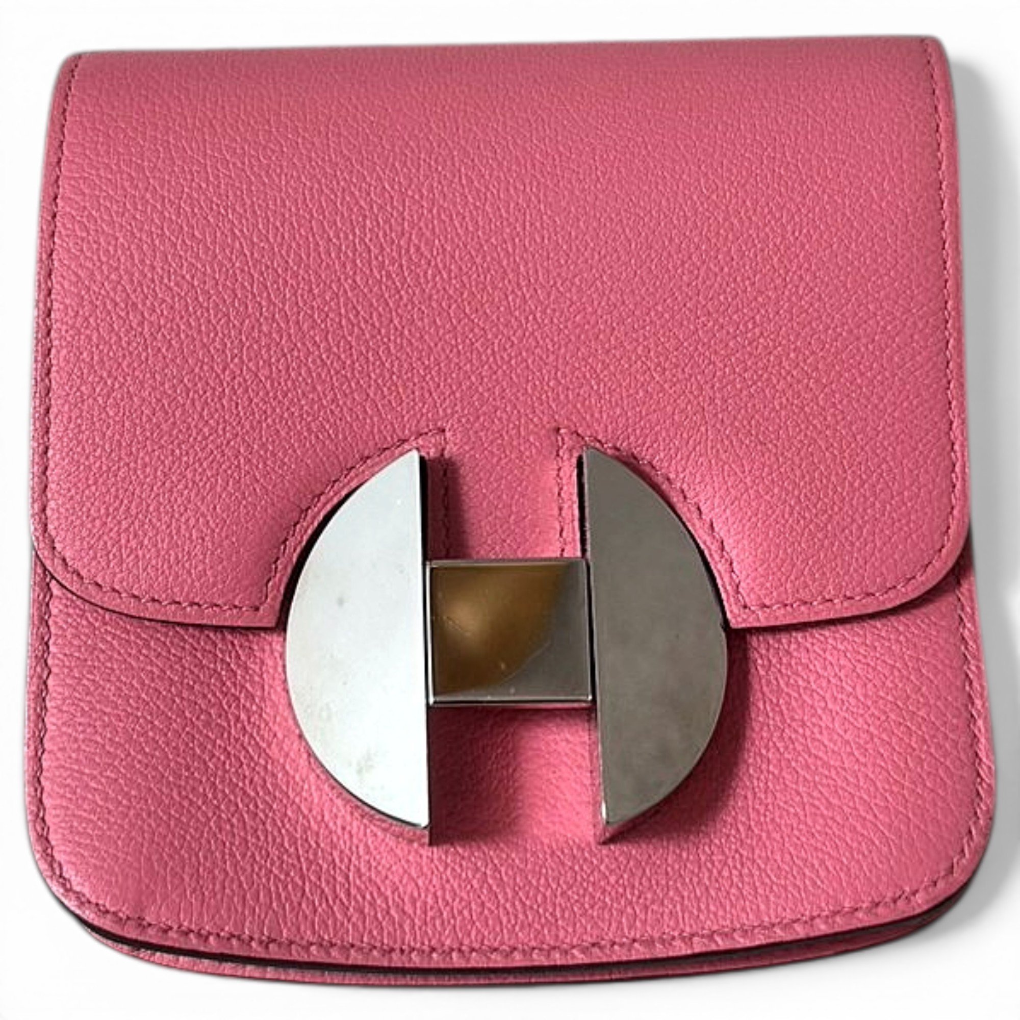 Constance leather clutch bag