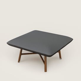 Les Necessaires d'Hermès "carre d'assise" low stool, high model