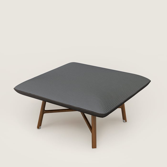 Les Necessaires d'Hermès "Carre d'Assise" Low Stool, High Model