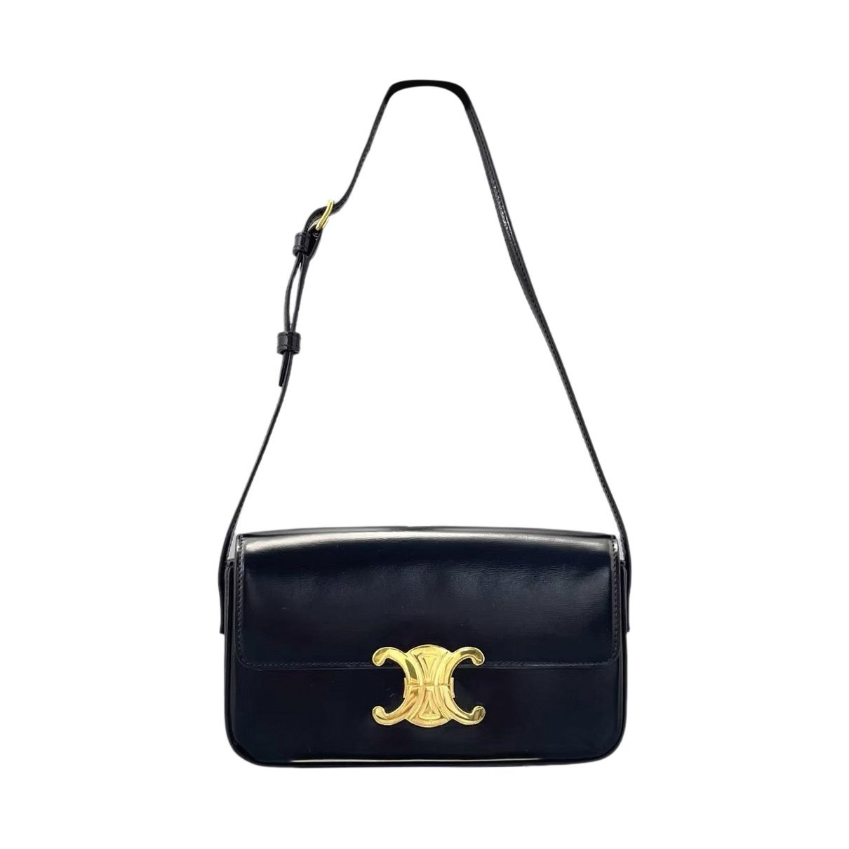 Triomphe leather handbag