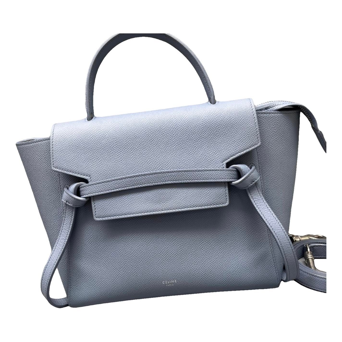 Belt leather handbag