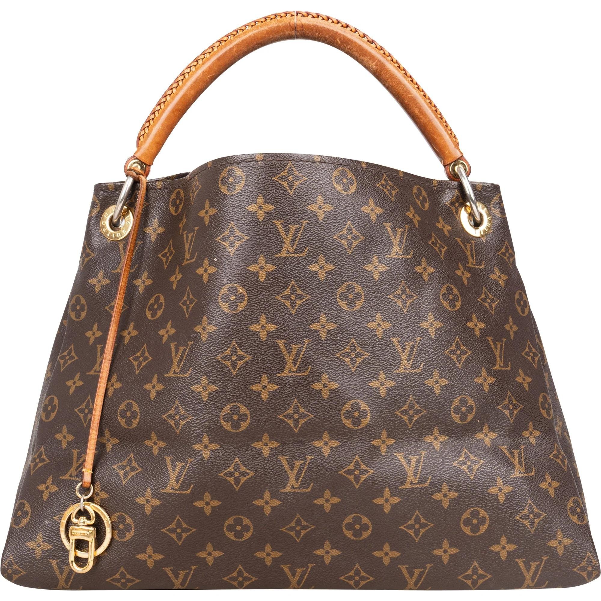 Artsy leather handbag