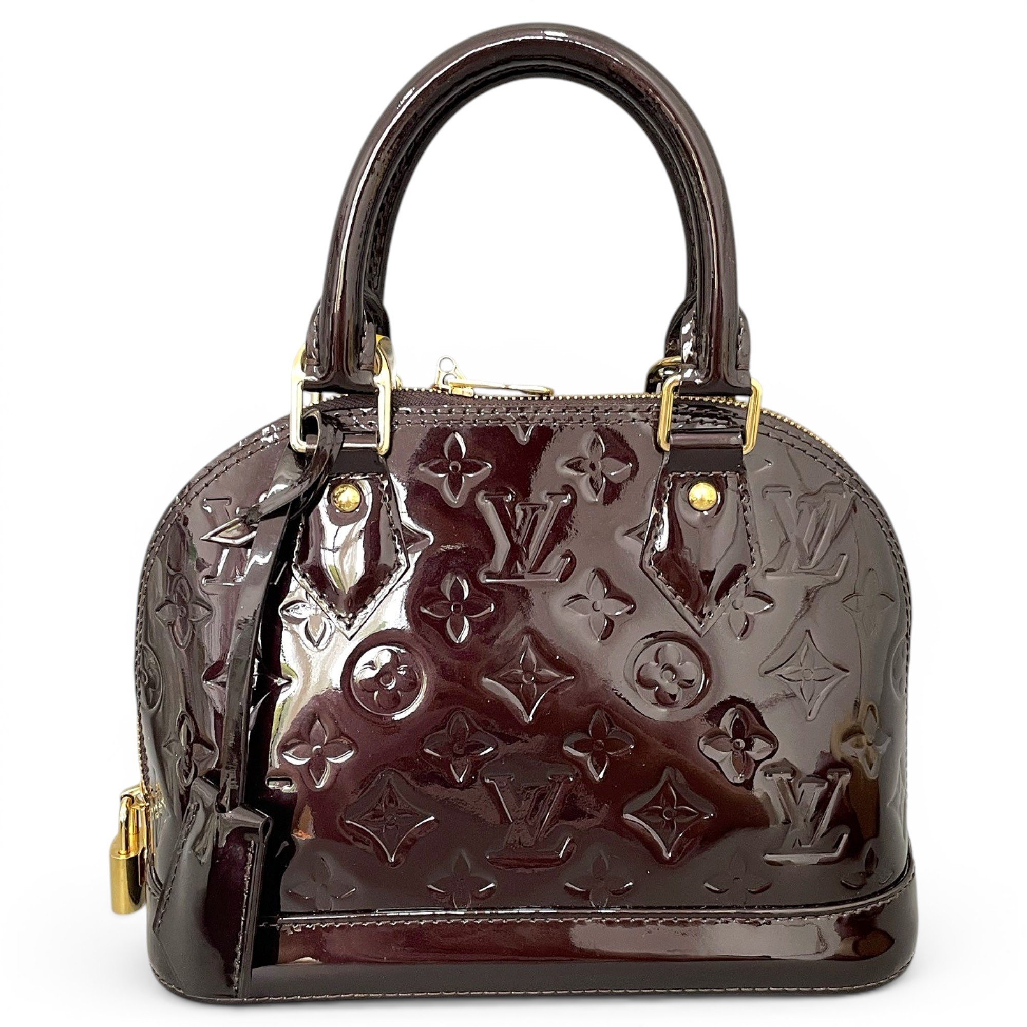 Alma BB patent leather handbag