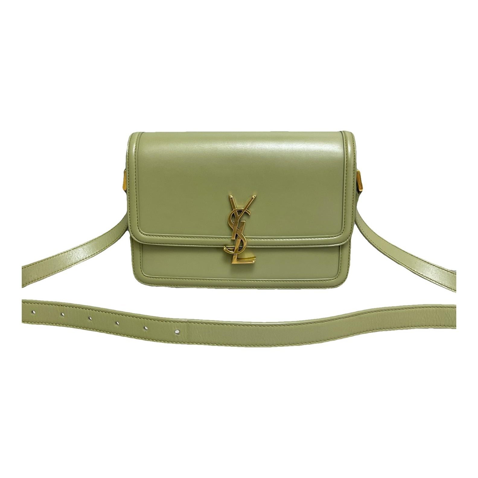 Solférino leather handbag
