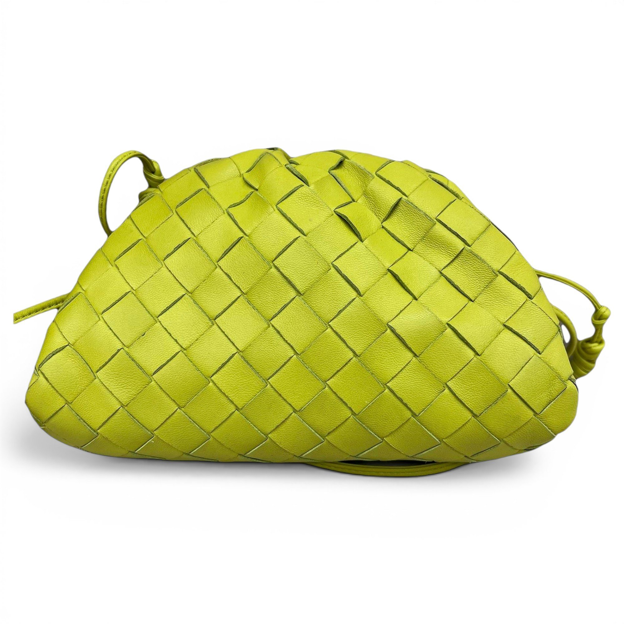 Pouch leather handbag