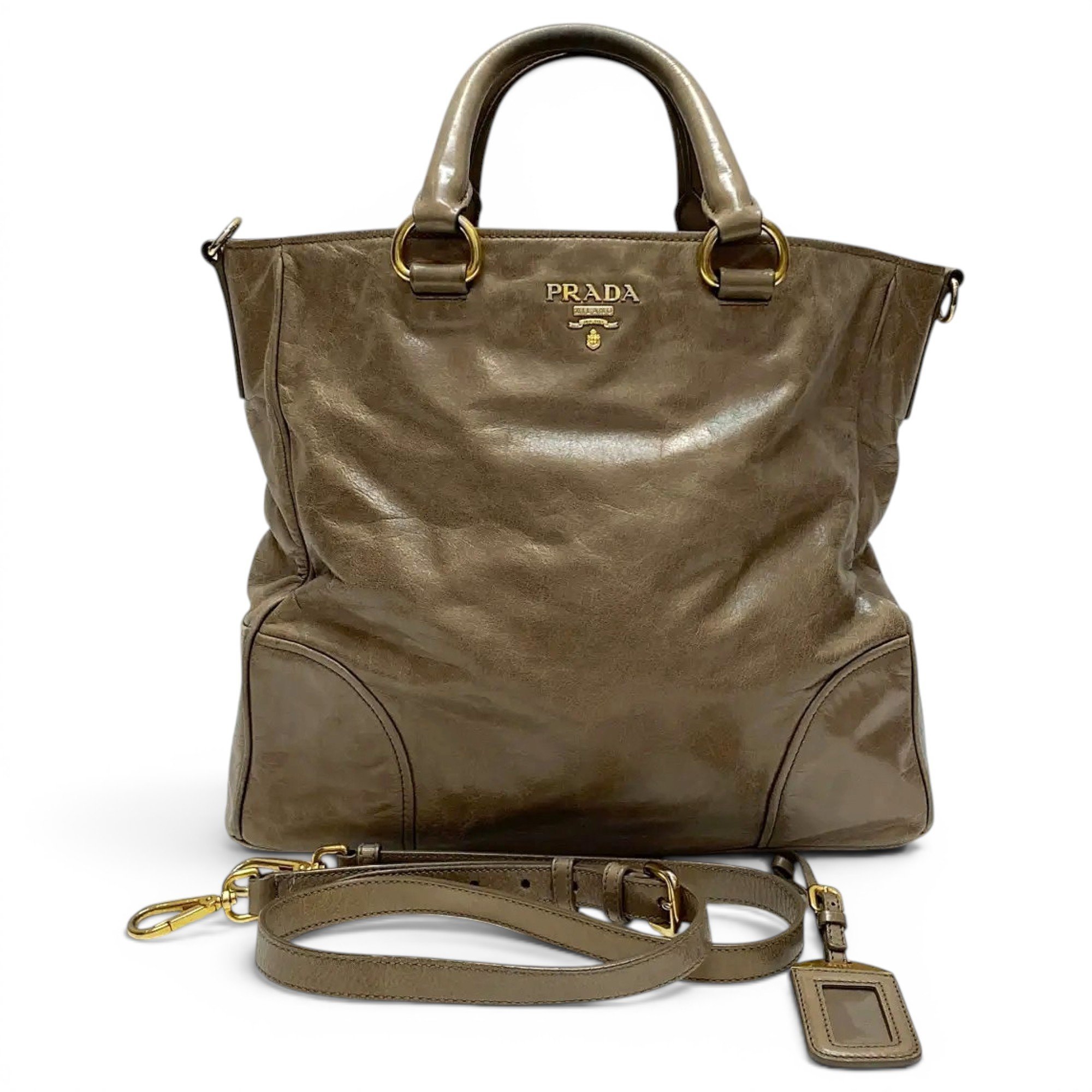 Leather crossbody bag