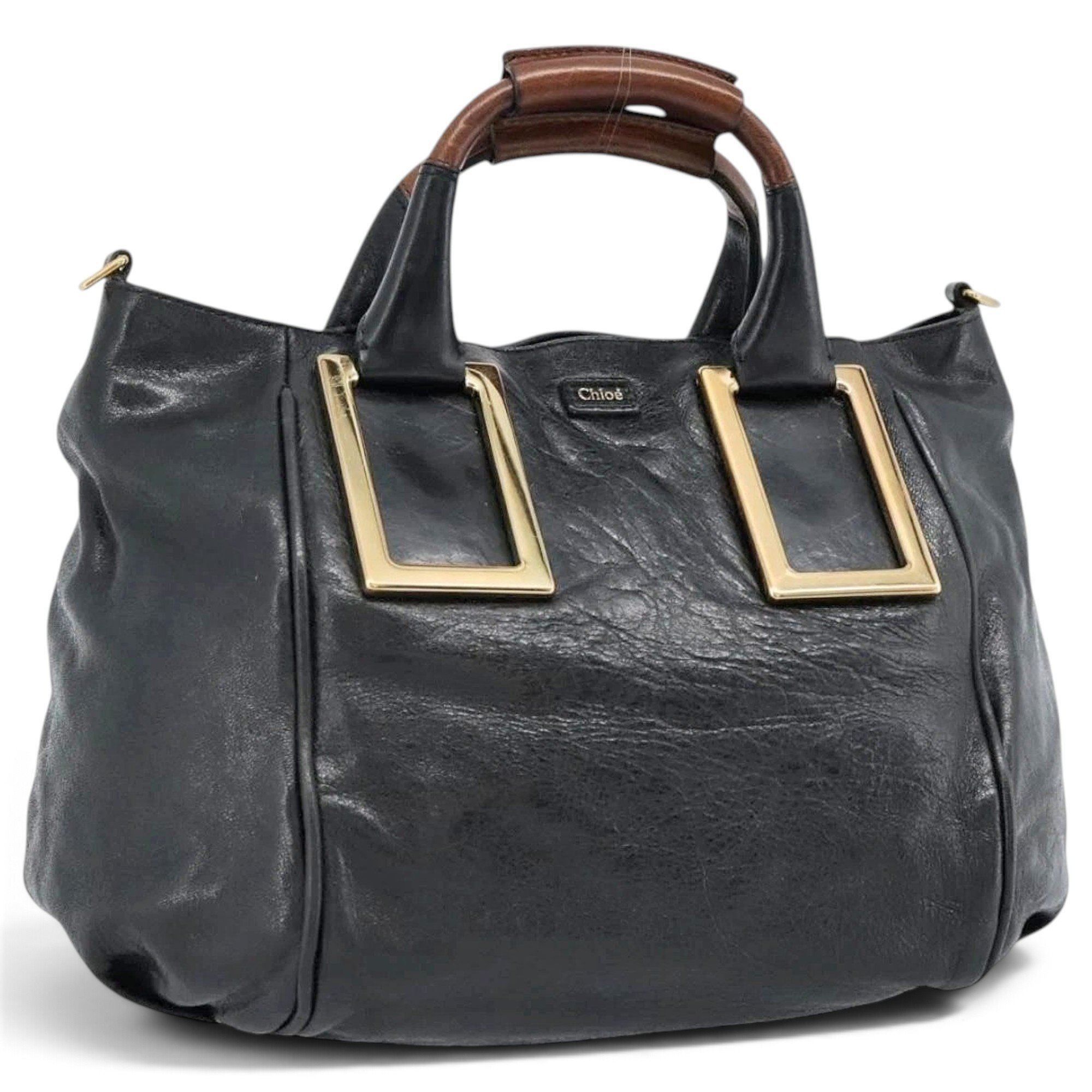 Leather handbag