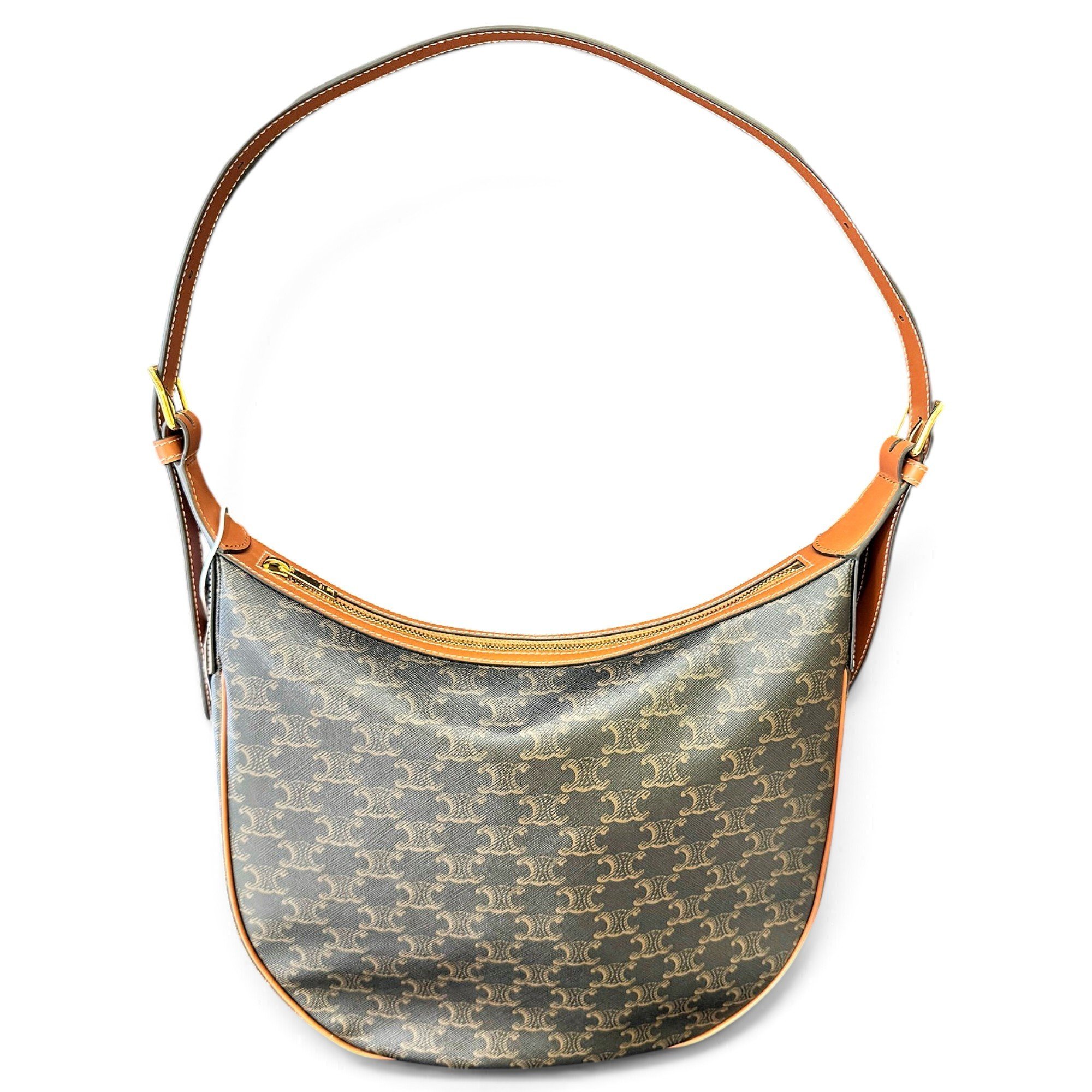 Hobo leather handbag
