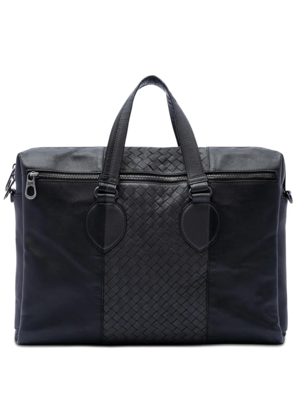 2012-2026 Bicolor Nappa Intrecciato Briefcase business bag