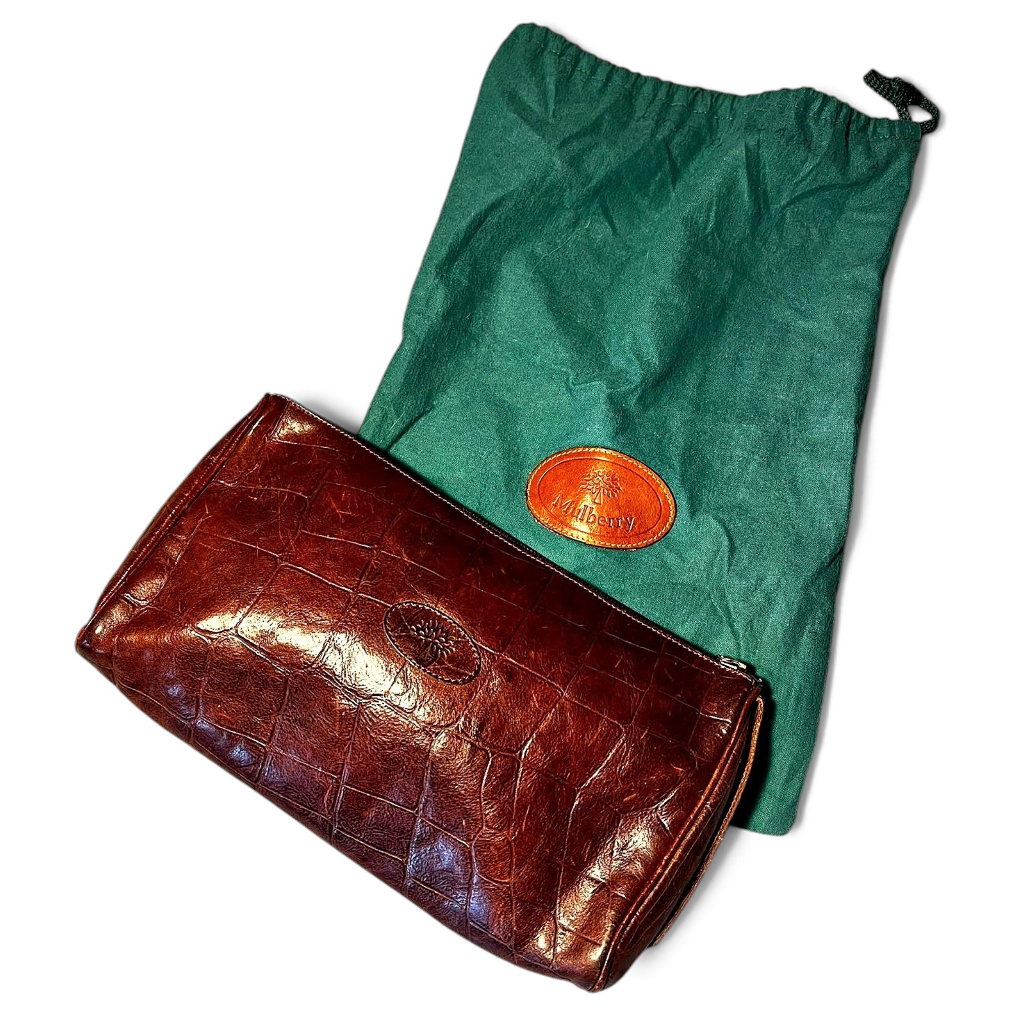 Mulberry Leather clutch bag