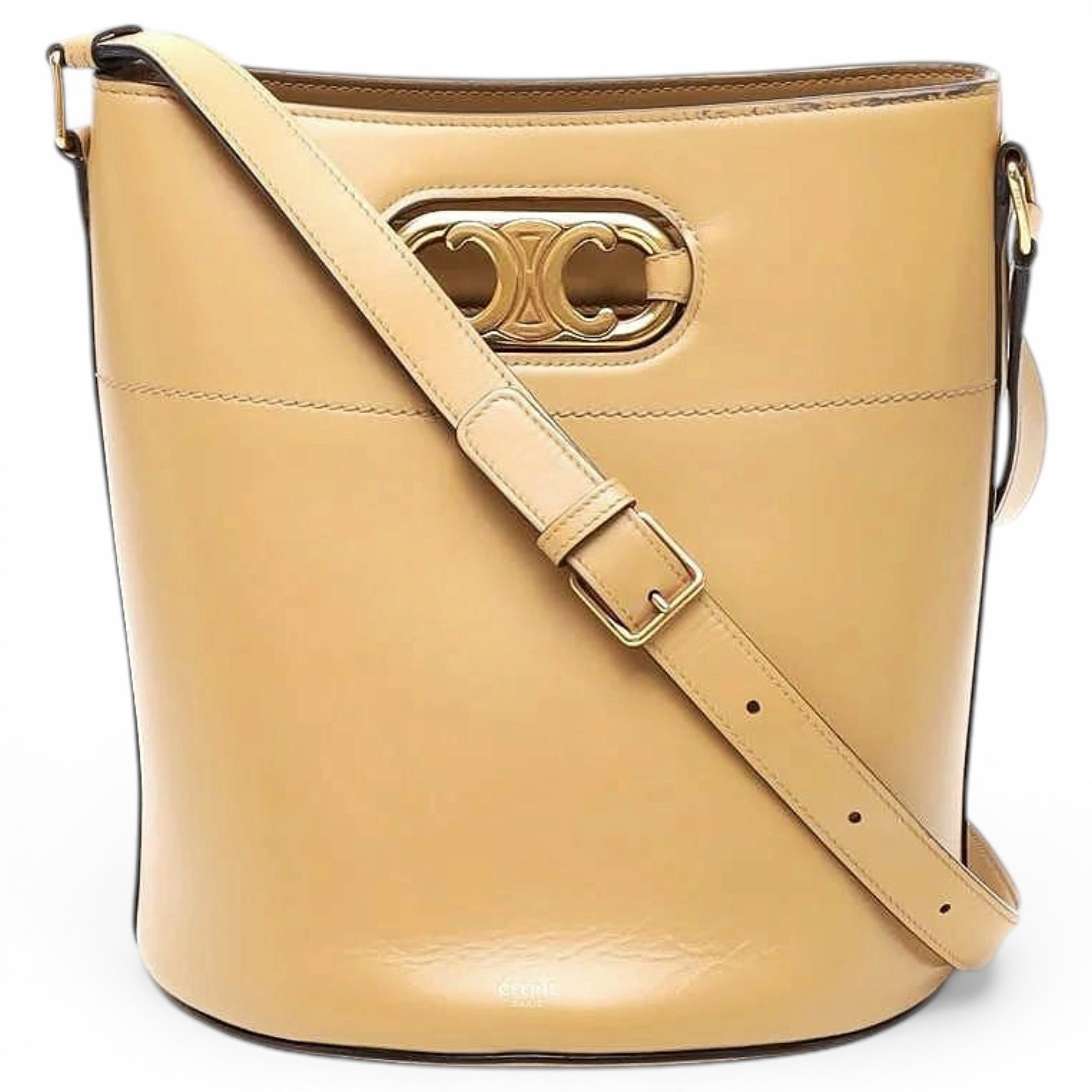 Triomphe leather handbag