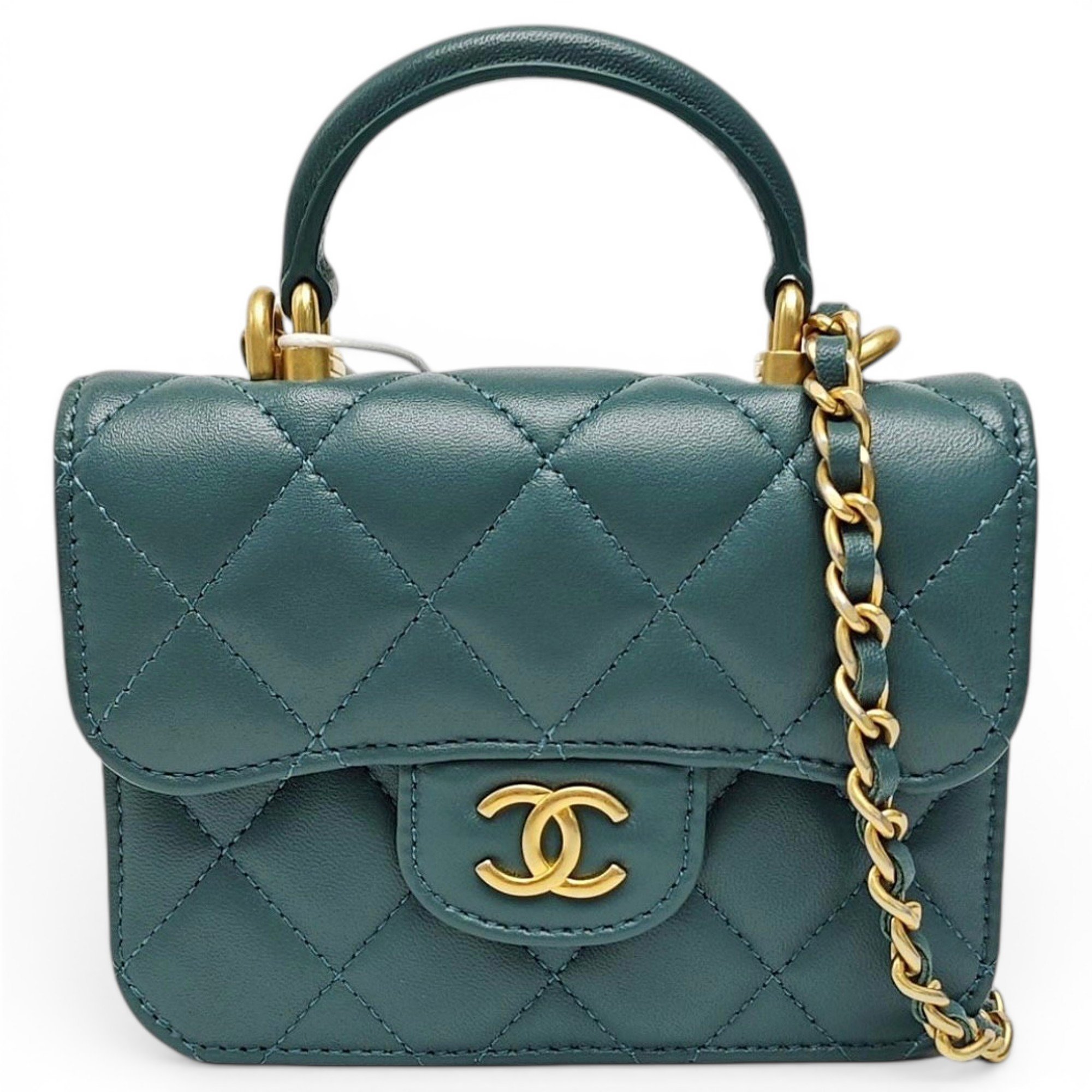 Timeless Classique Top Handle leather handbag