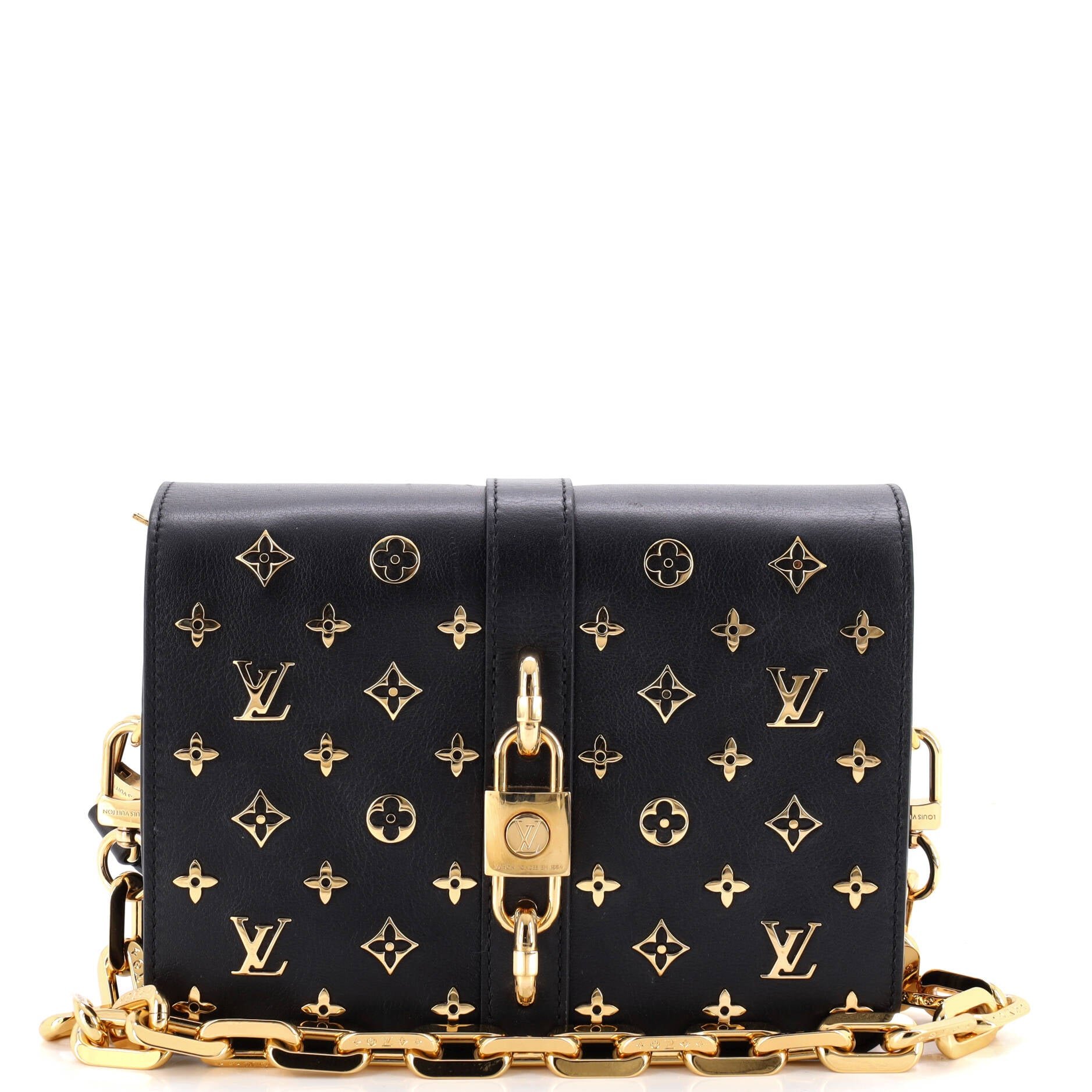 Rendez-Vous Shoulder Bag Monogram Metal Calfskin