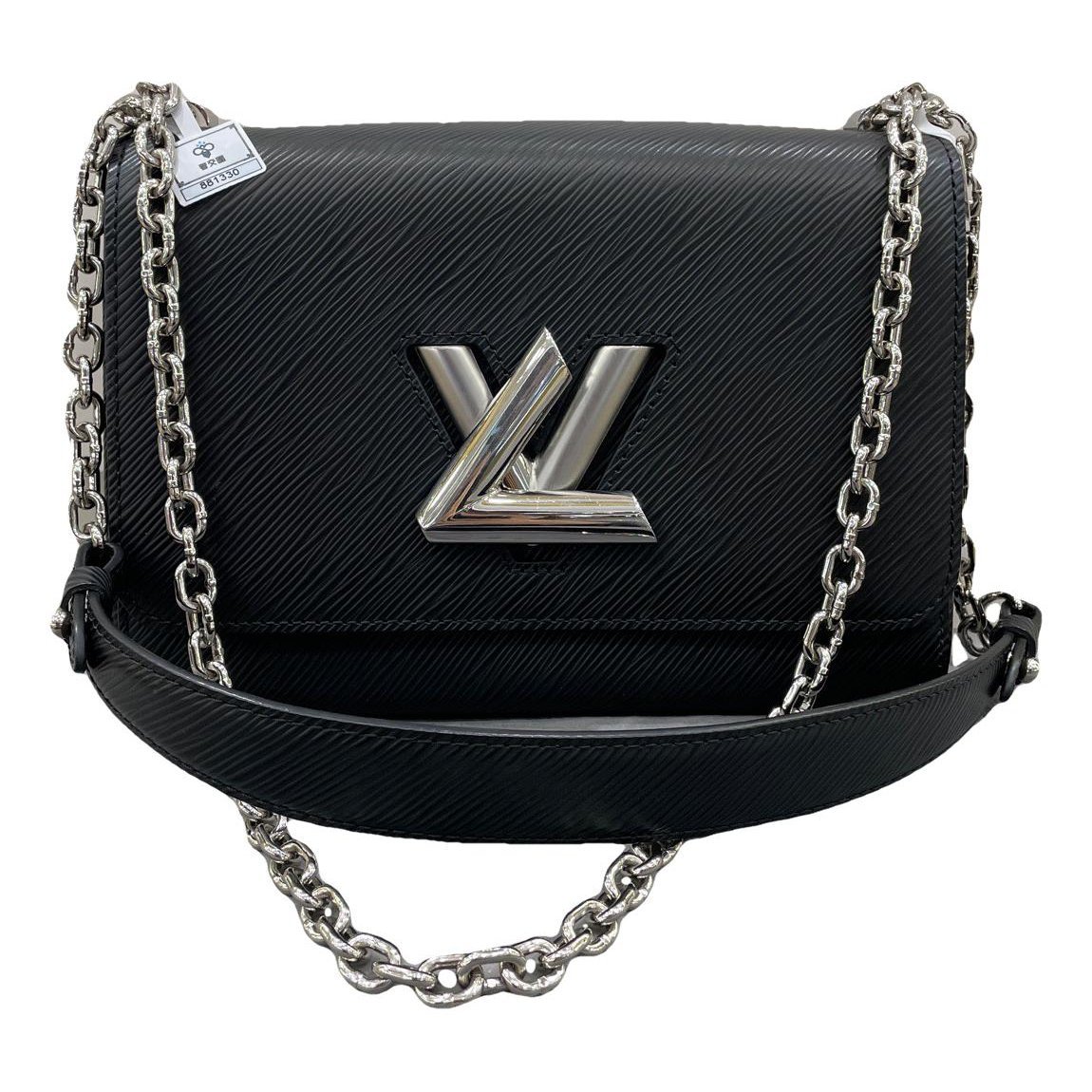Twist leather crossbody bag
