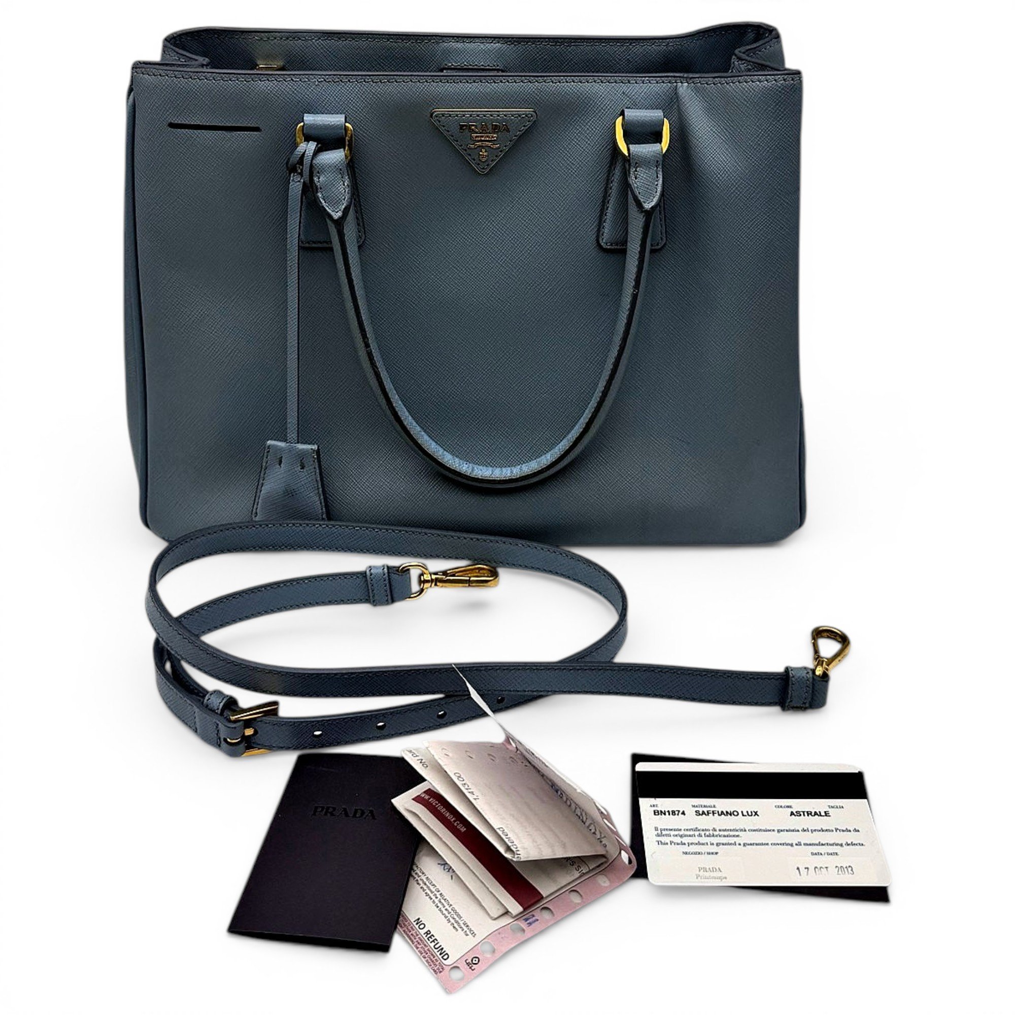 Leather handbag