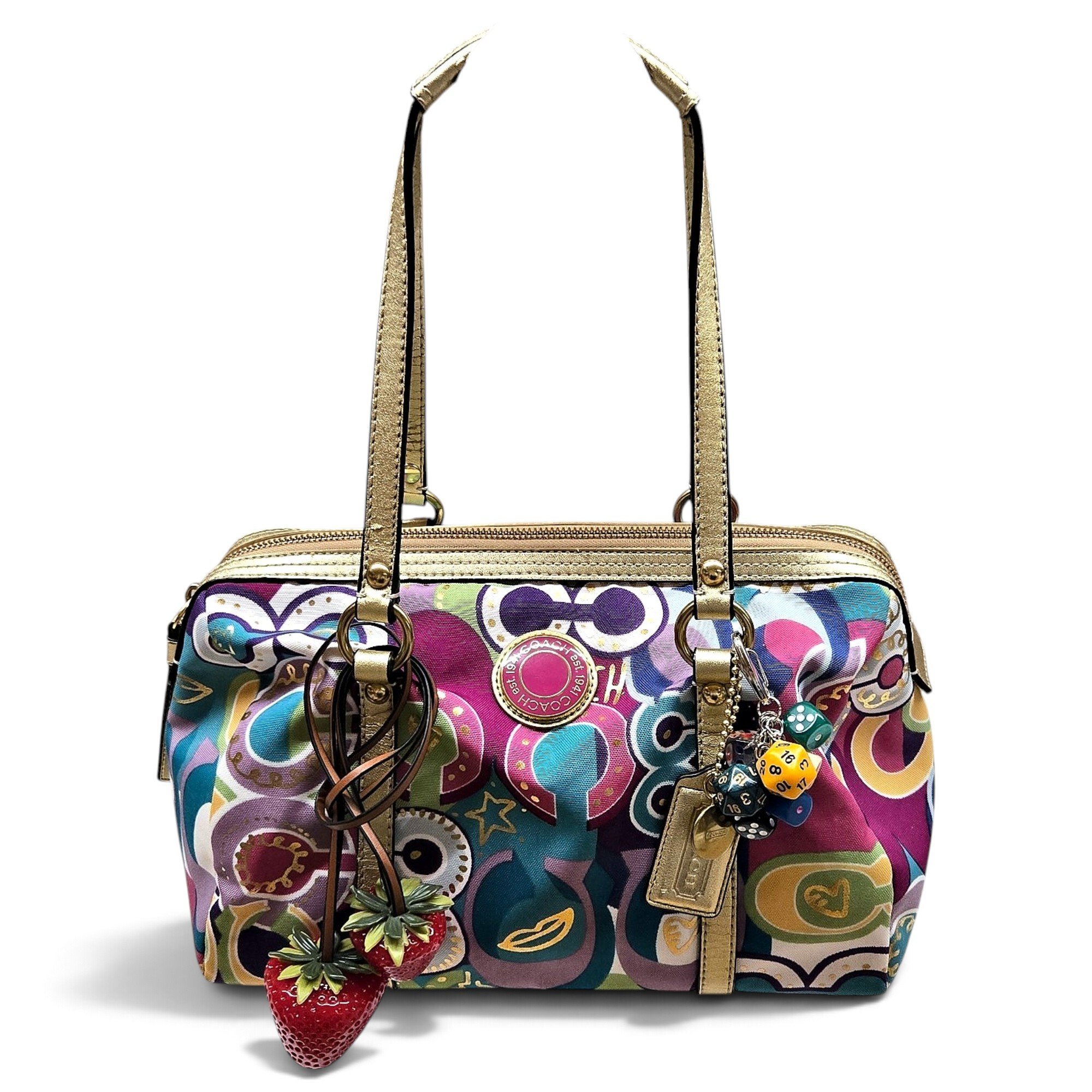 Signature Sufflette cloth satchel