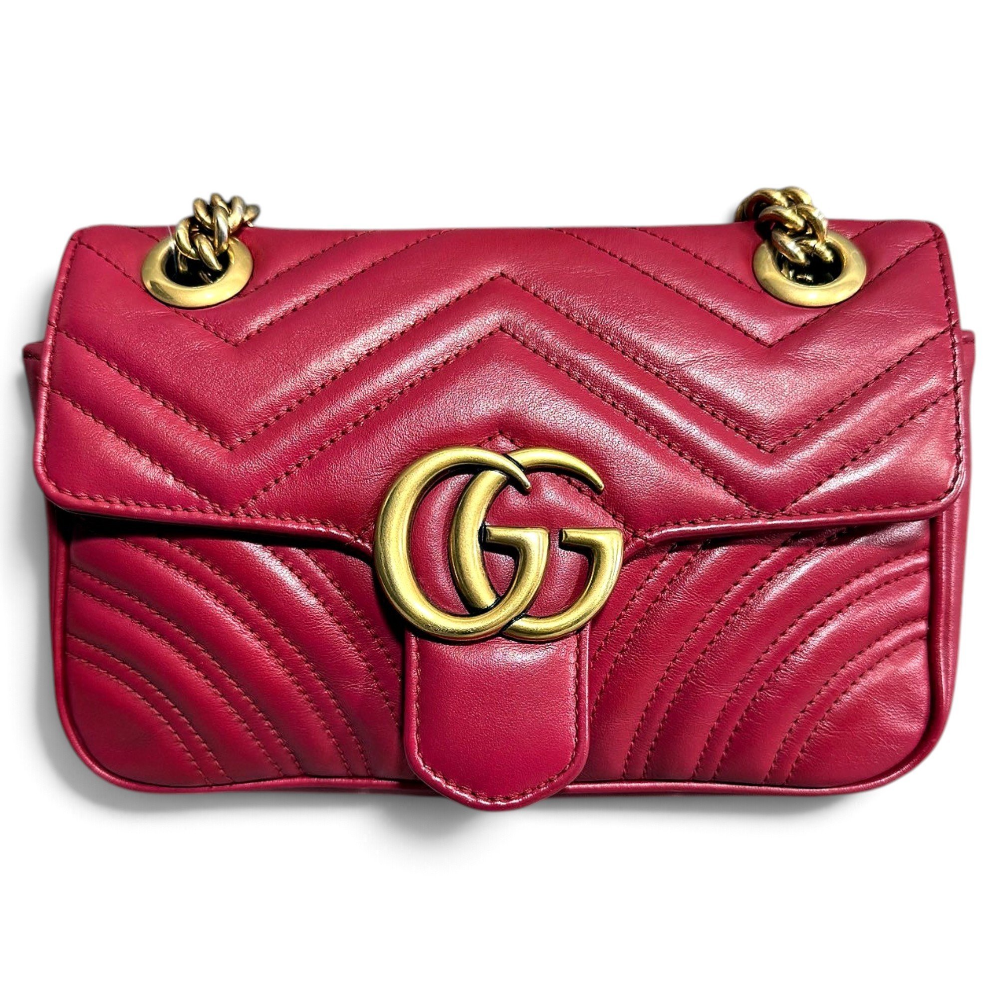 GG Marmont Flap leather handbag