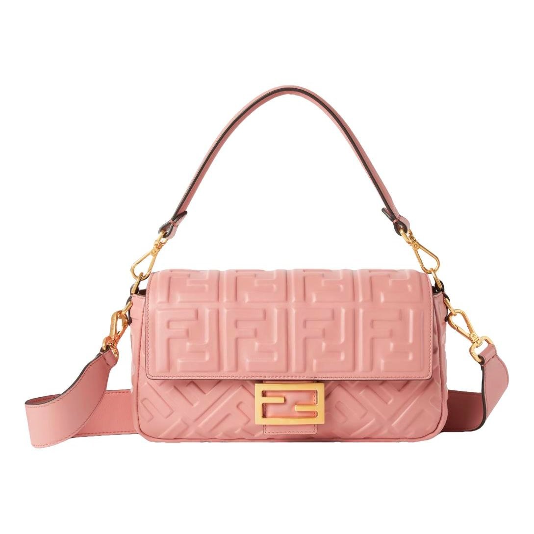 Baguette leather handbag