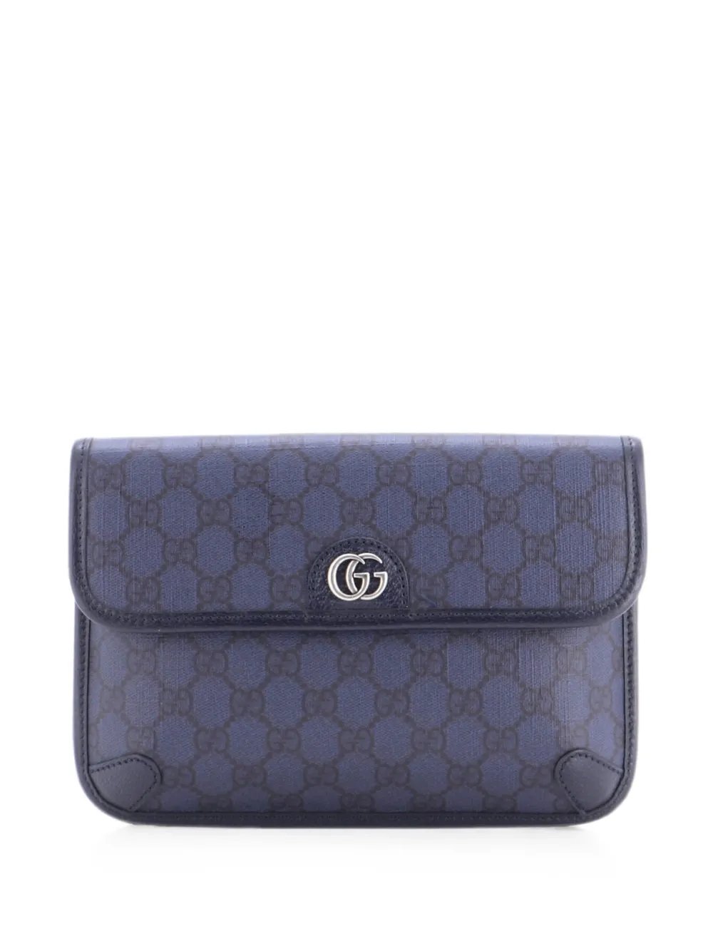 Ophidia Flap GG Coated Canvas with Leather belt bag