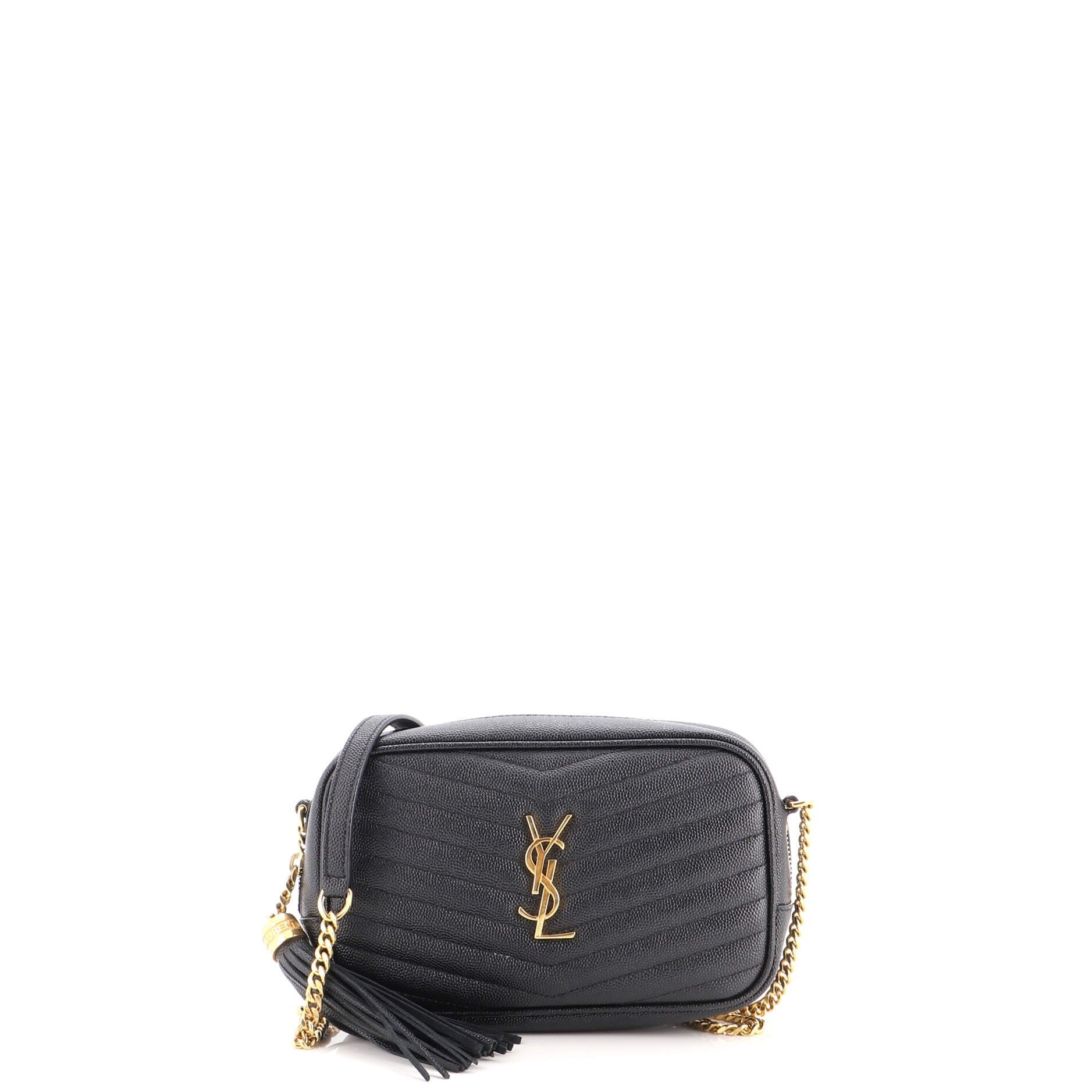 Lou Camera Bag Matelasse Chevron Leather Mini