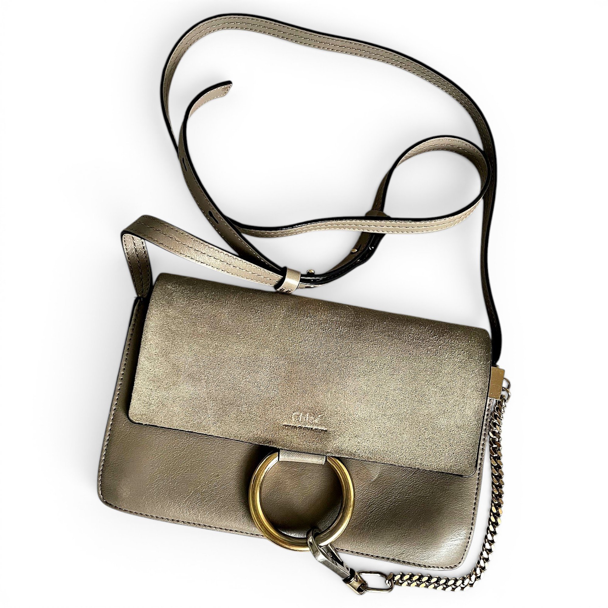 Faye leather crossbody bag