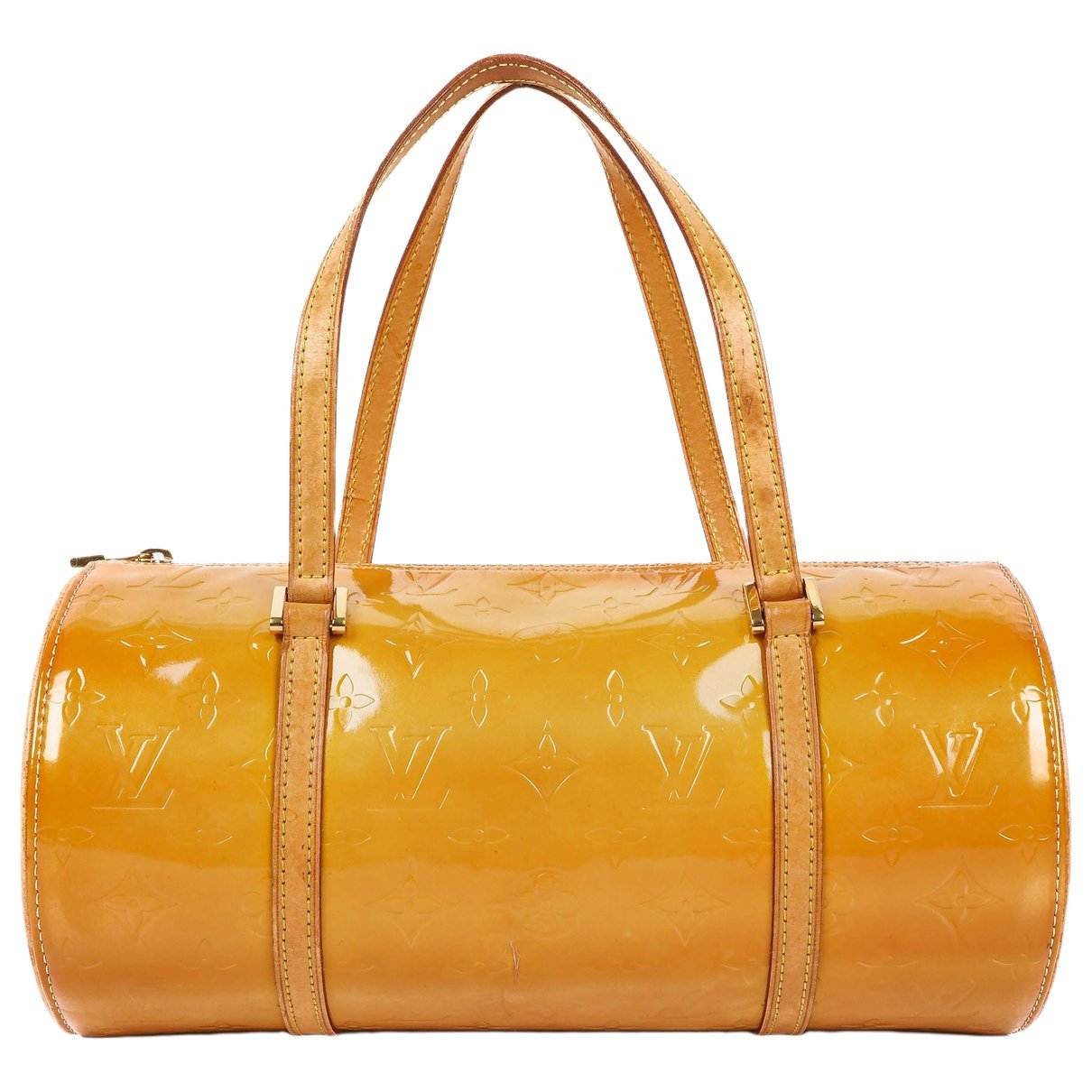 Papillon patent leather handbag