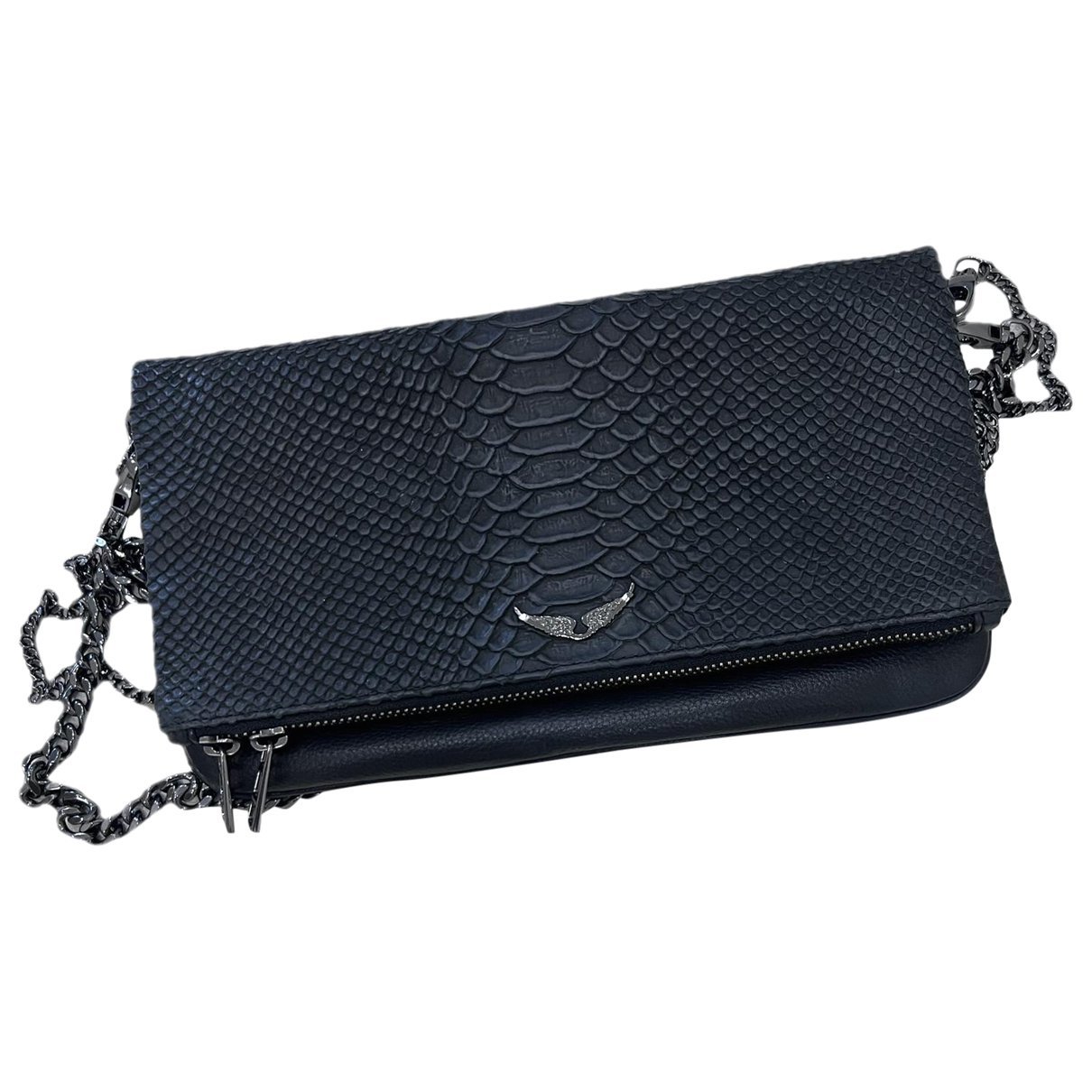 Rock leather crossbody bag