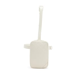 Louis Vuitton Virgil Abloh White Monogram Empreinte Leather Utility Side Bag White Hardware, 2019