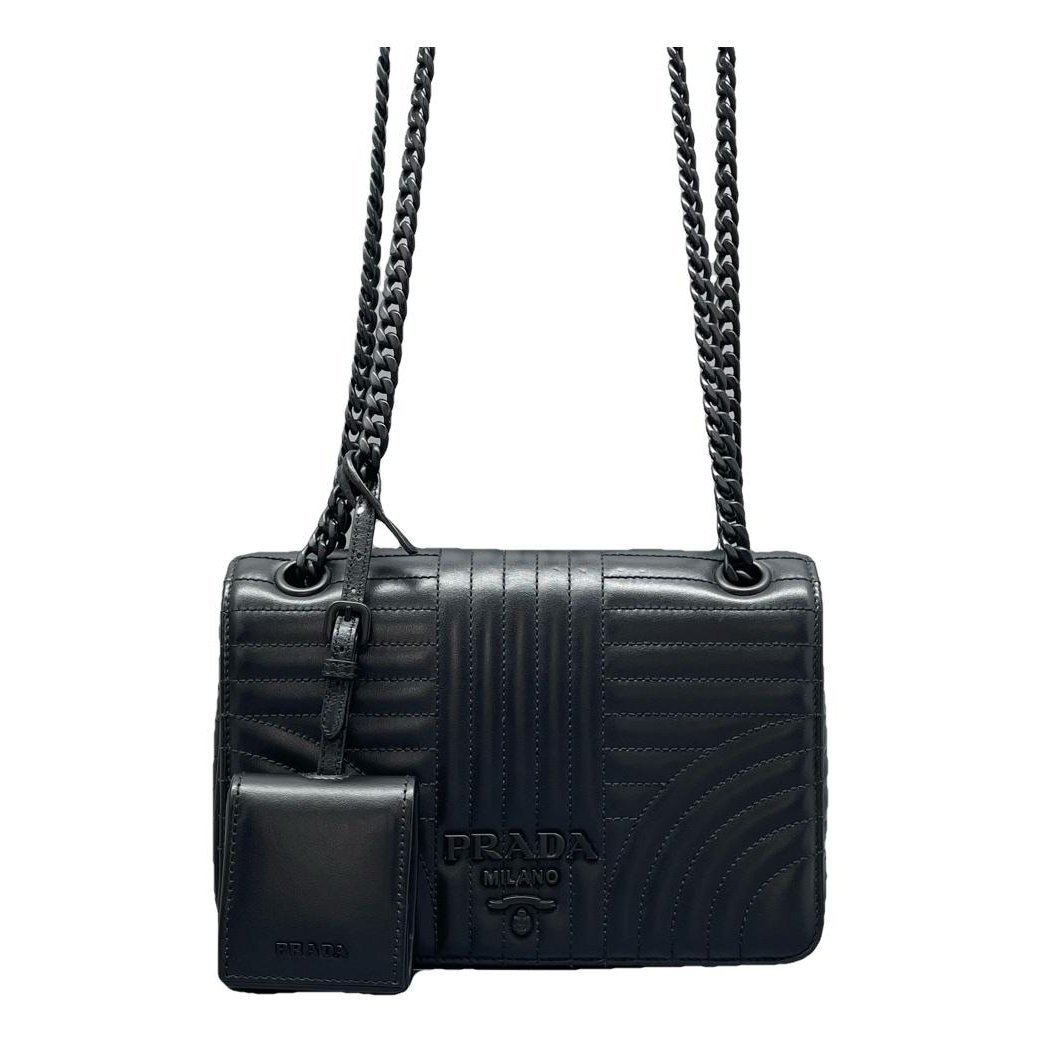 Diagramme leather handbag