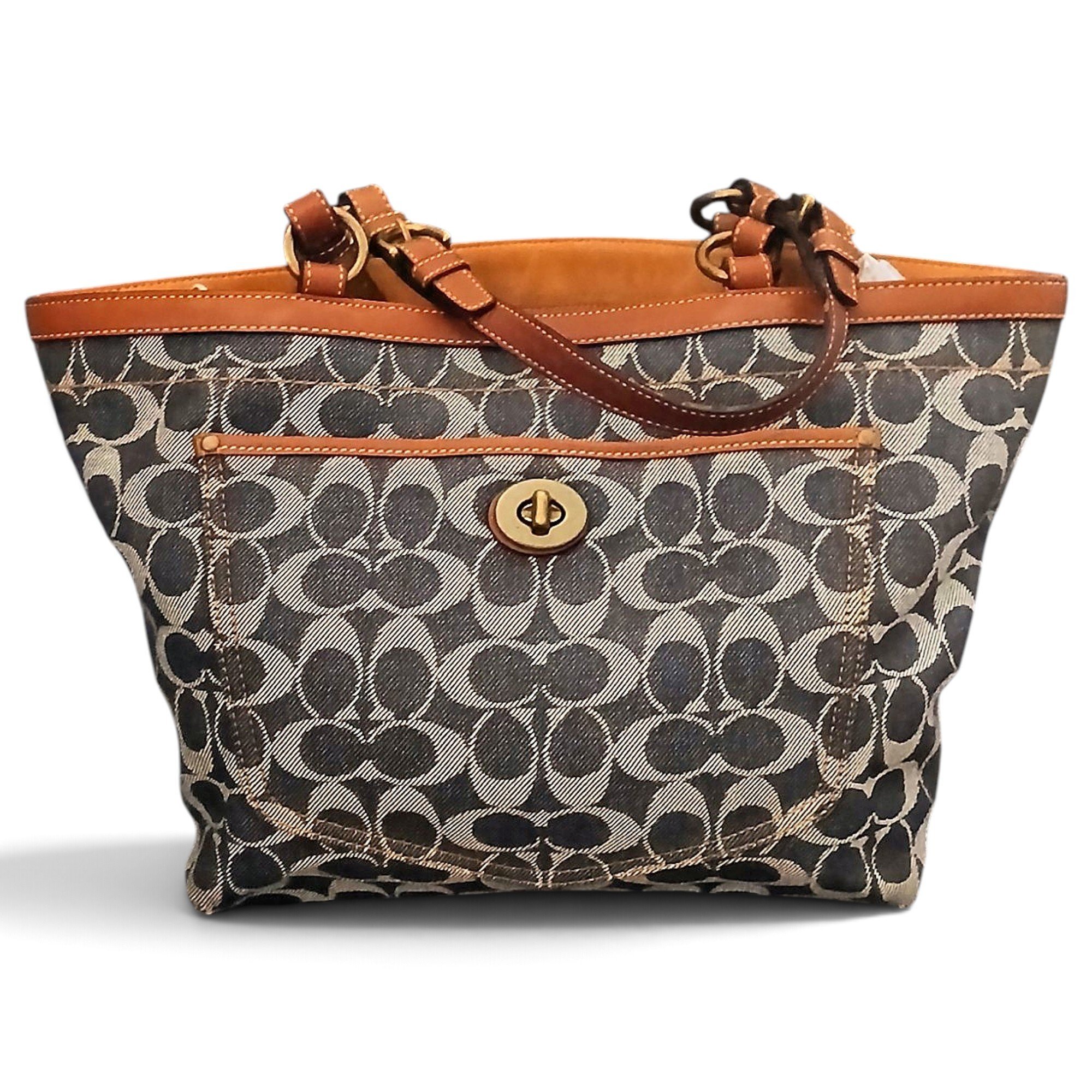 Coach Signature Sufflette cloth tote