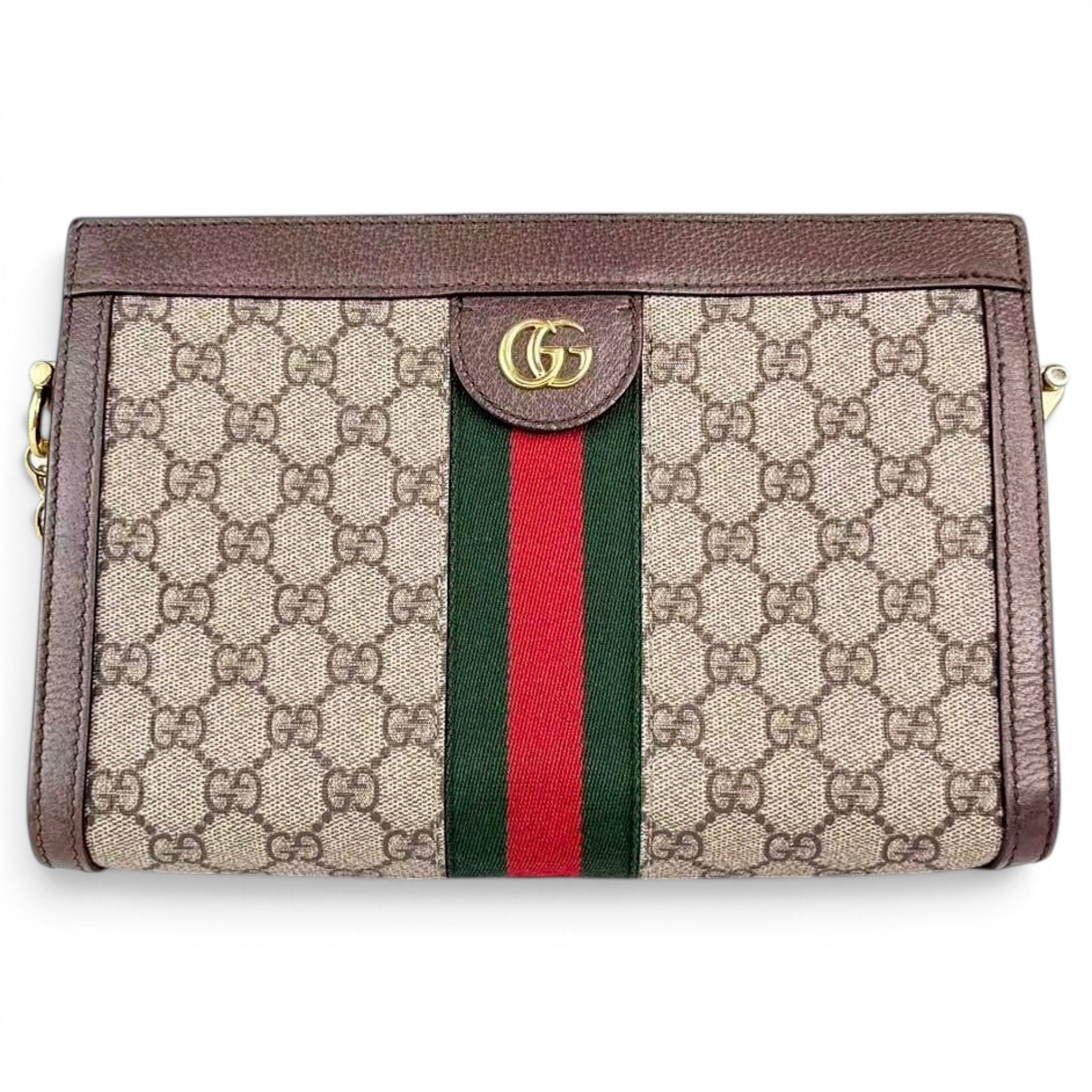 Ophidia Chain cloth crossbody bag