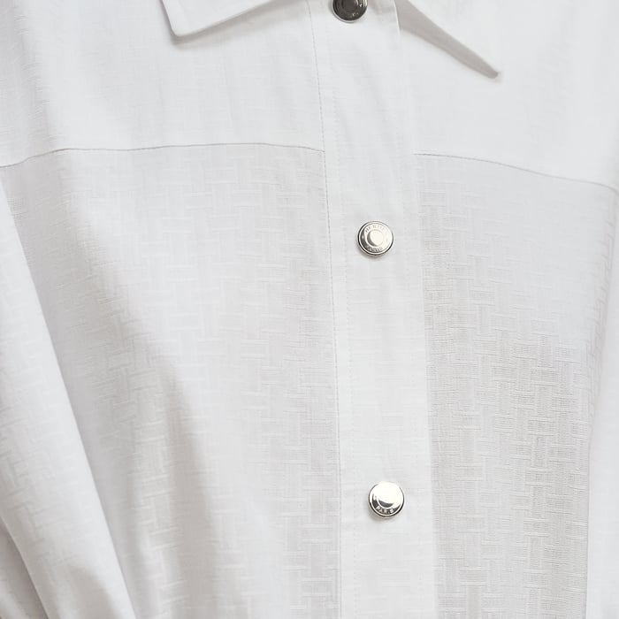 Blanc "Mosaique" Shirt Dress