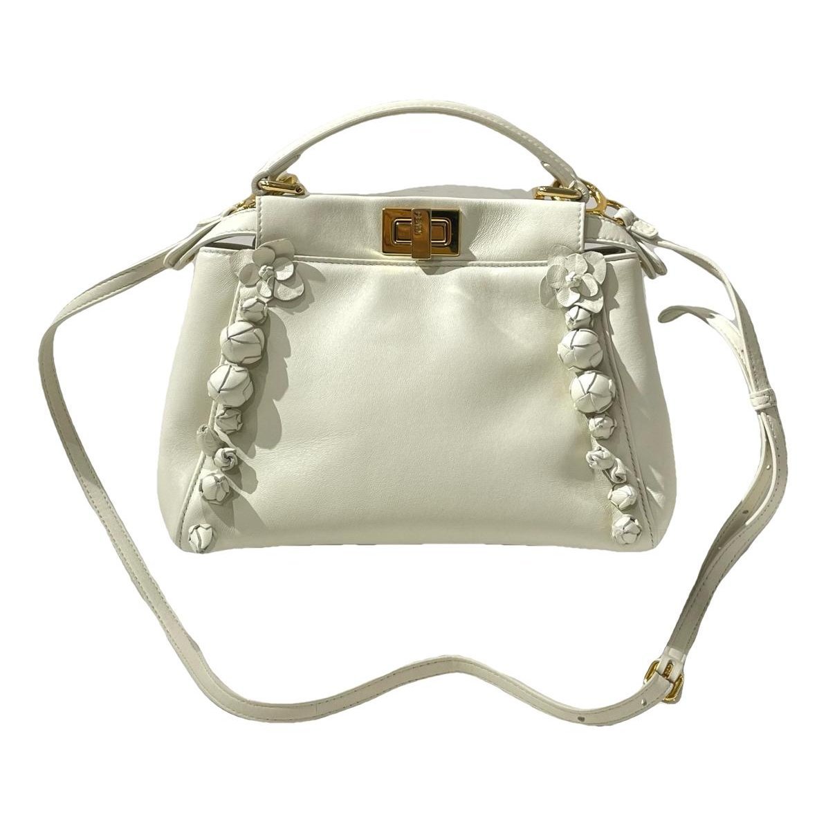 Peekaboo leather handbag