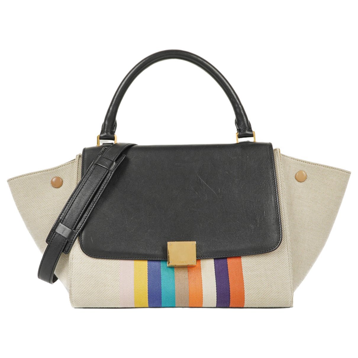 Trapèze cloth handbag