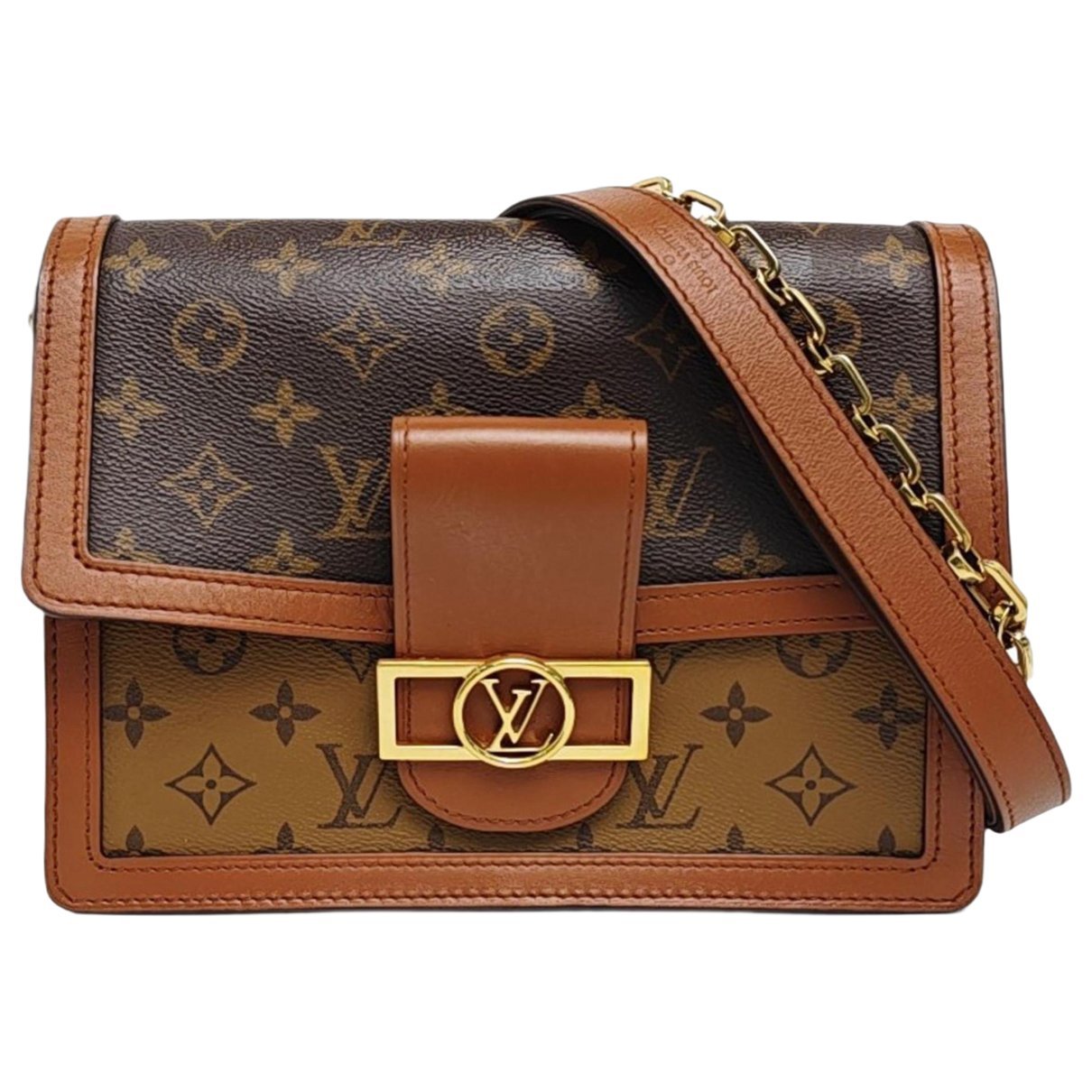 Dauphine leather crossbody bag