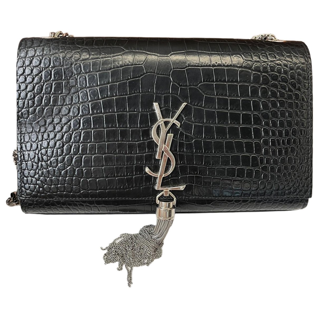 Pompom Kate leather handbag