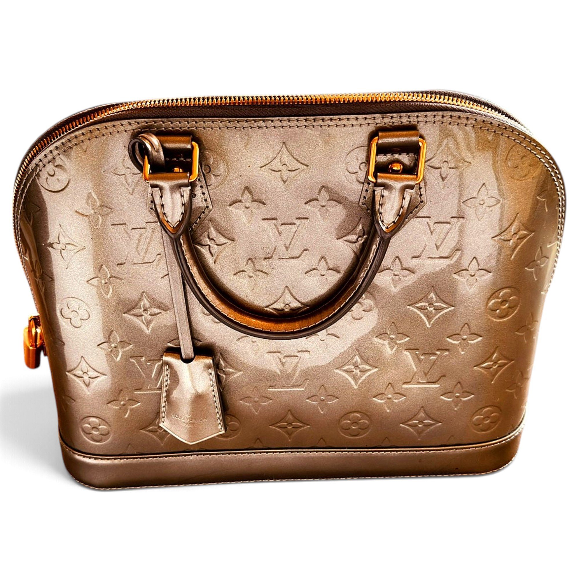 Alma patent leather handbag