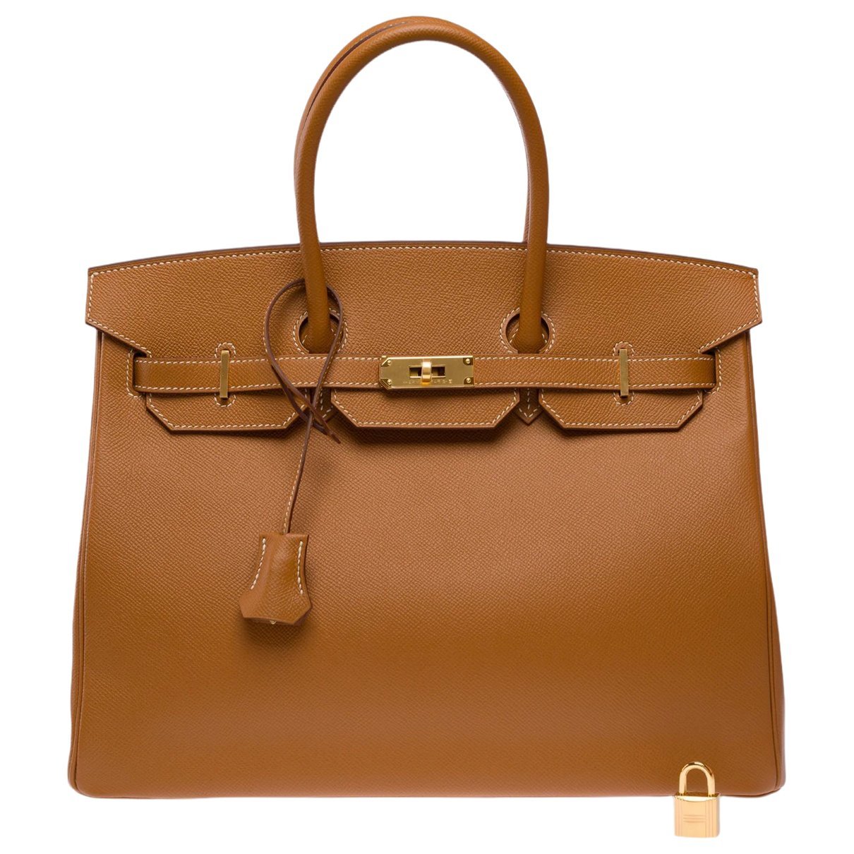 Birkin 35 leather handbag