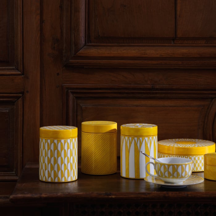 Jaune Soleil d'Hermès Tea Box