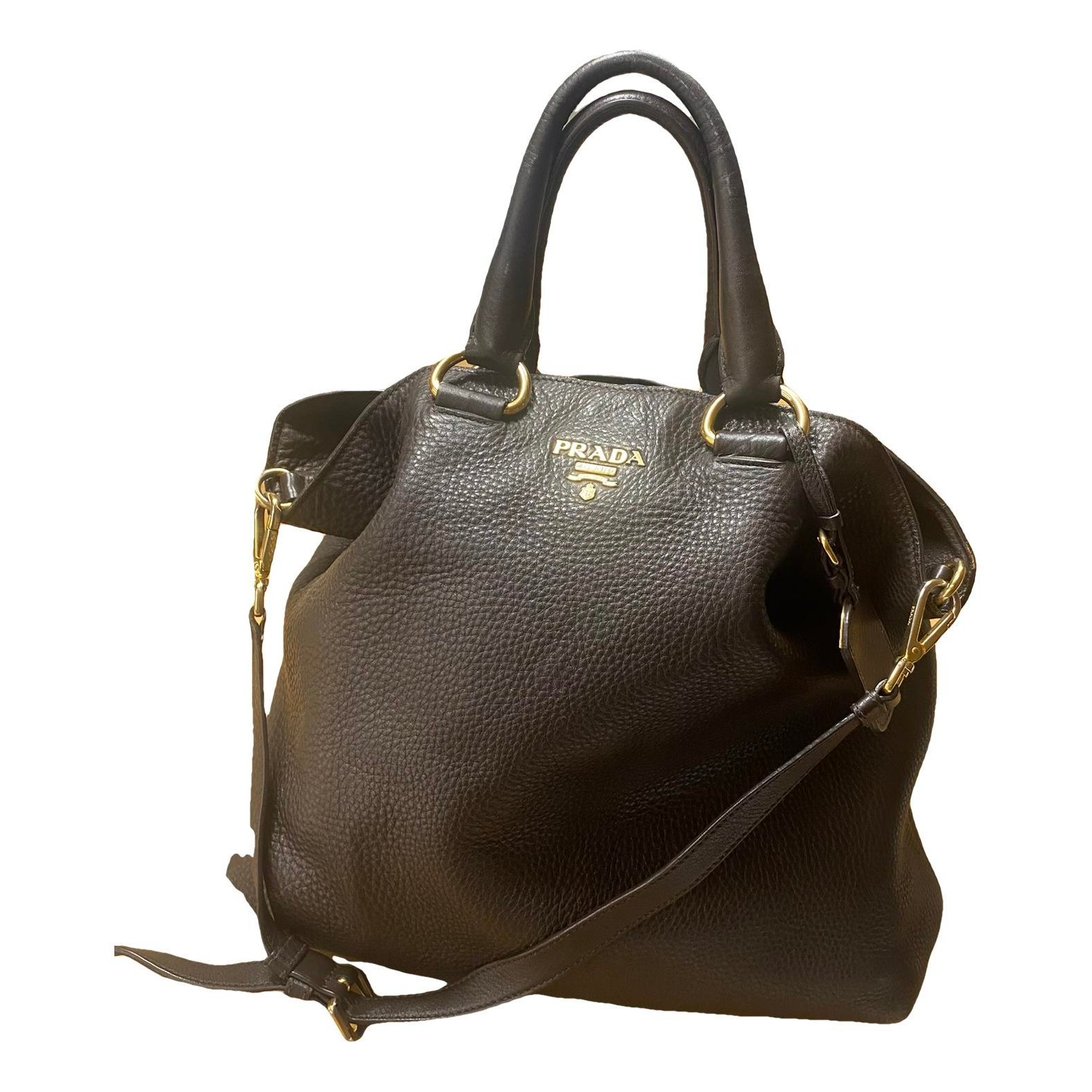 Leather tote