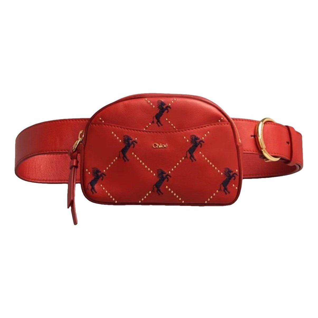 Leather clutch bag