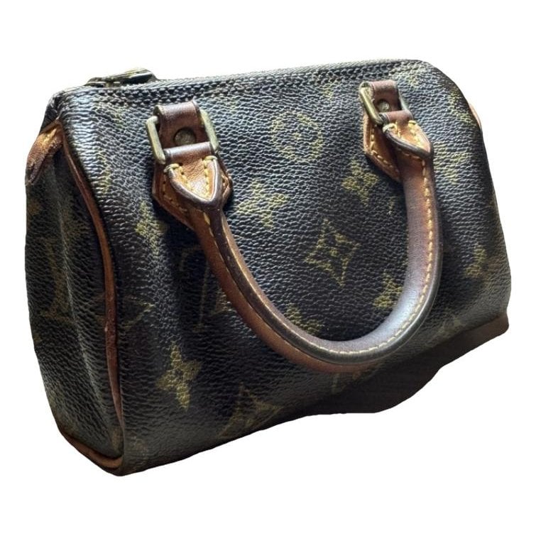Nano Speedy / Mini HL leather handbag